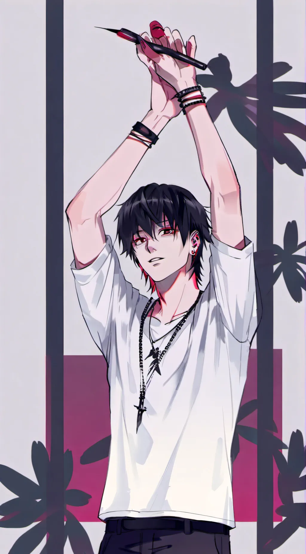 ai character: 🕸️🐾𝖆𝖑𝖊𝖝🐾🕸️ background