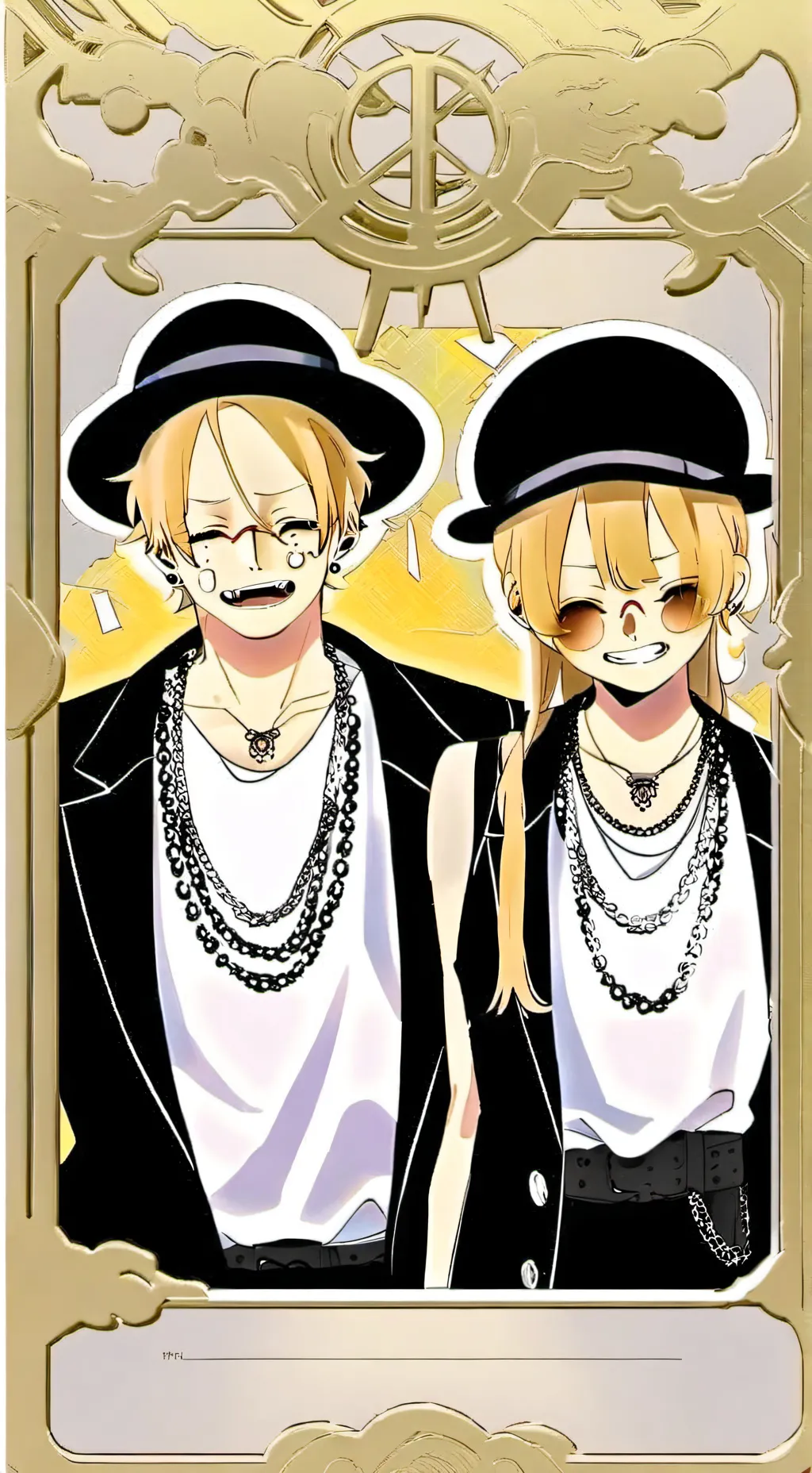 ai character: Vava and Paulina  background