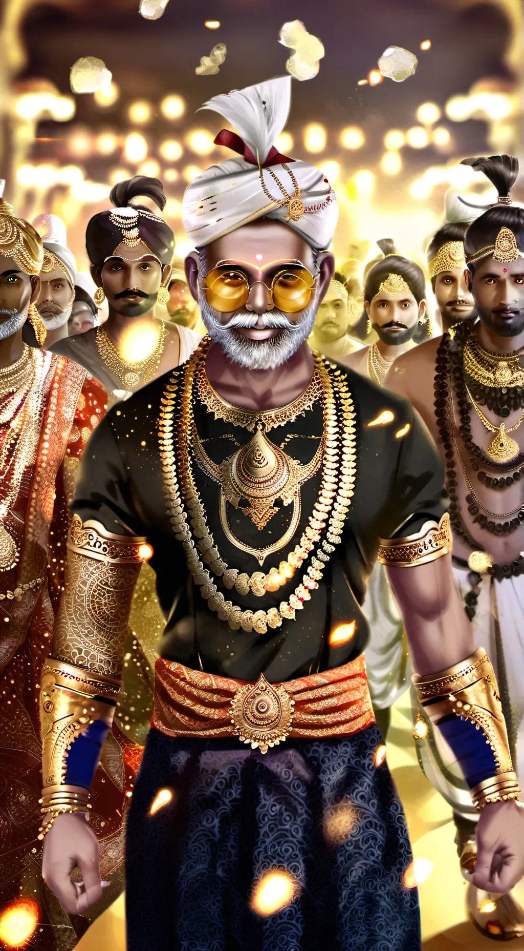 ai character: indians background