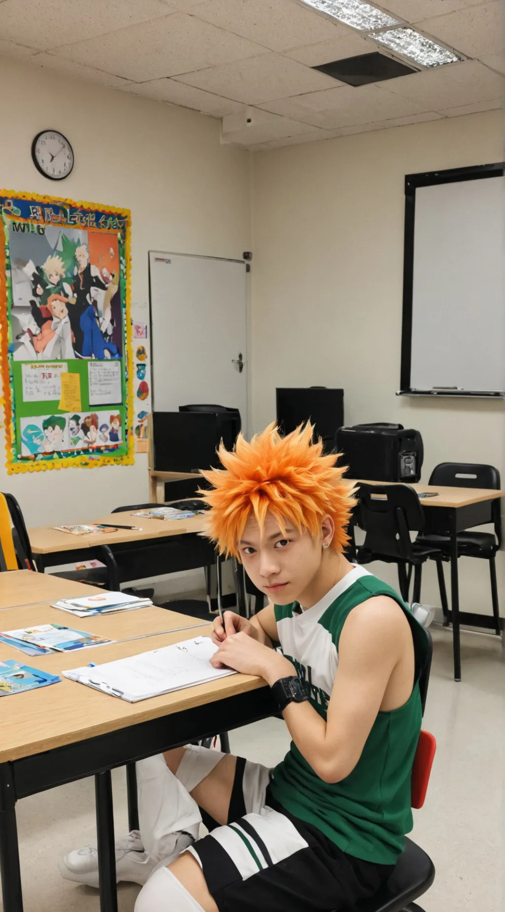 ai character: MHA_school_ background