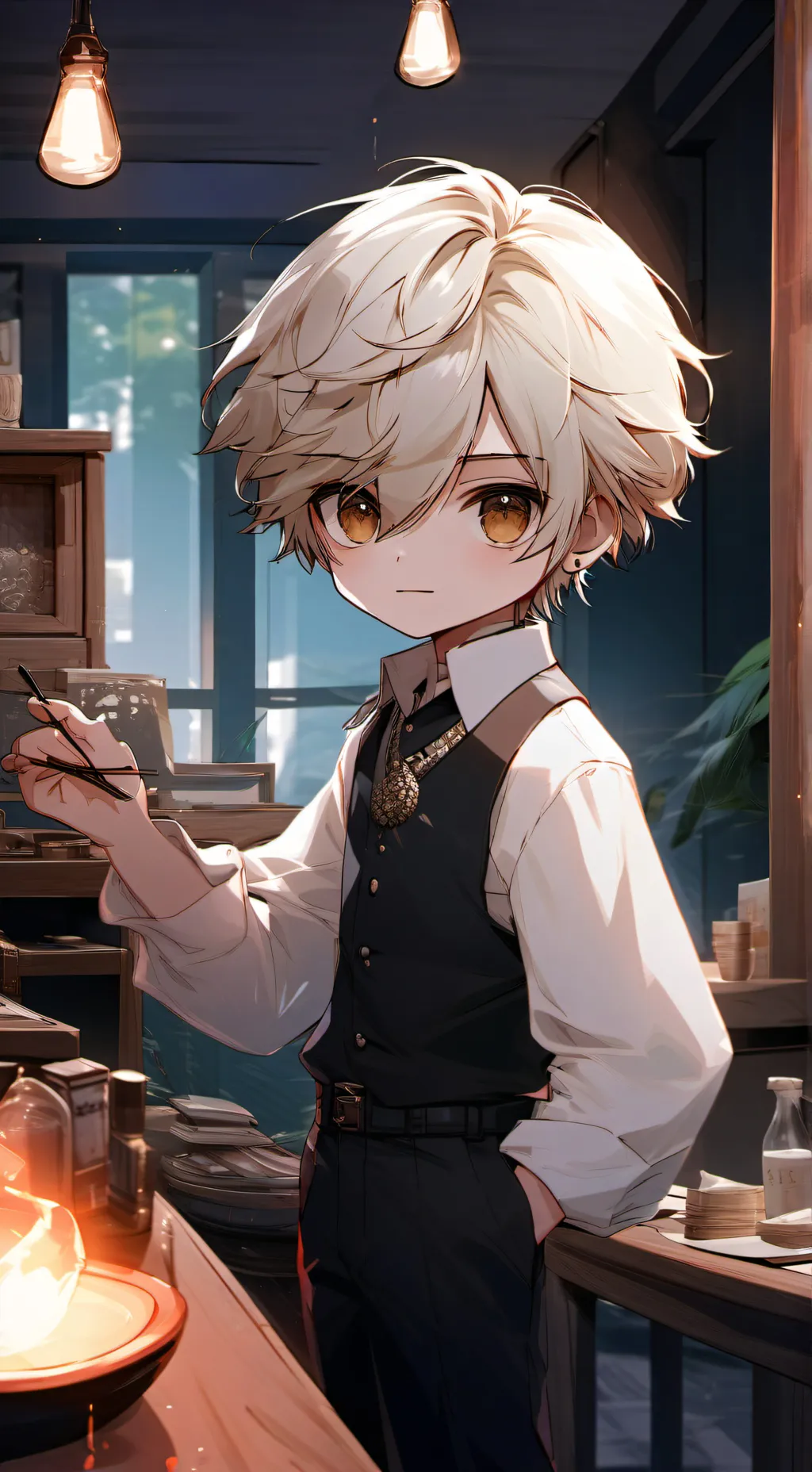 ai character: shidou ryusei background