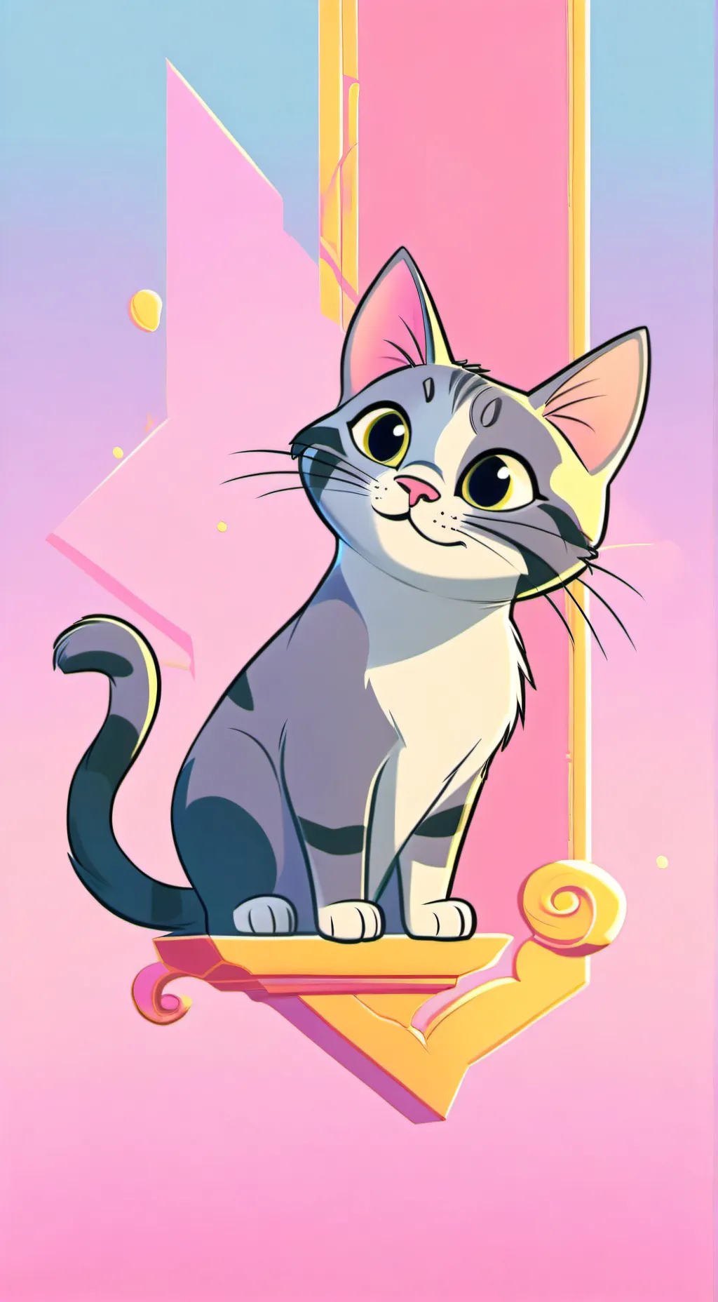 ai character: kitty background