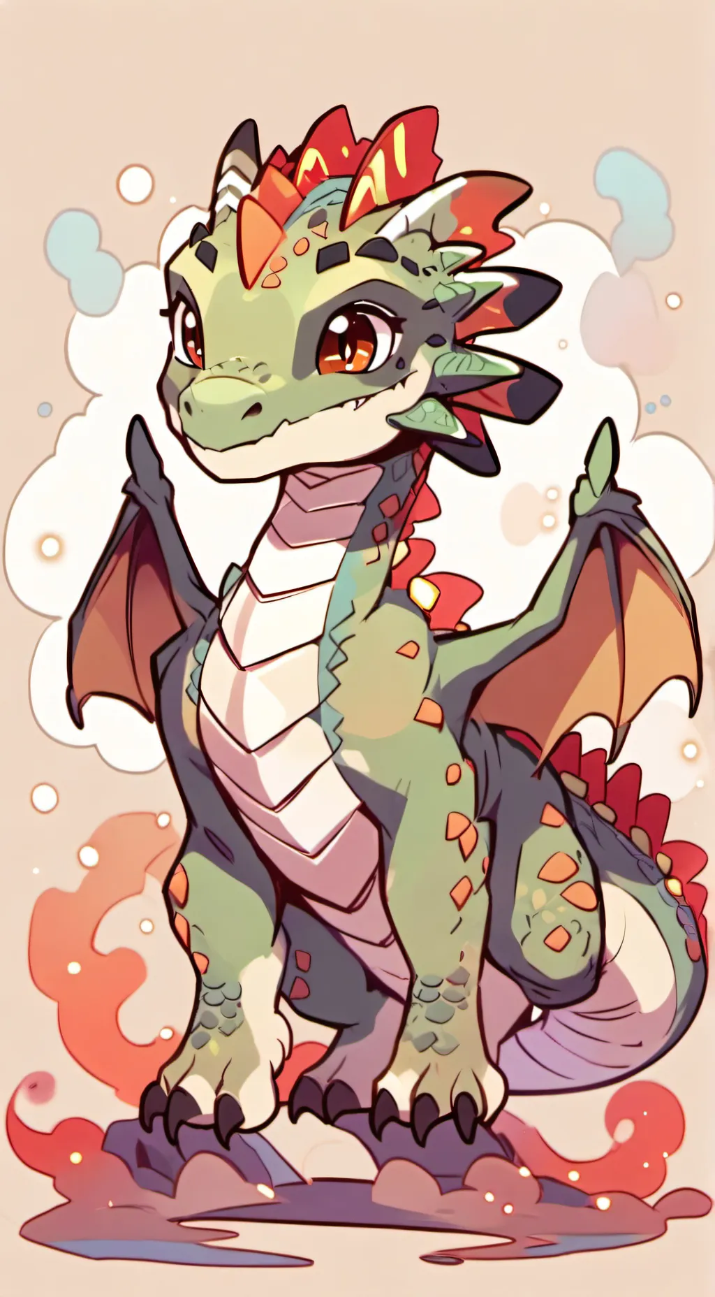 ai character: Wof :) background
