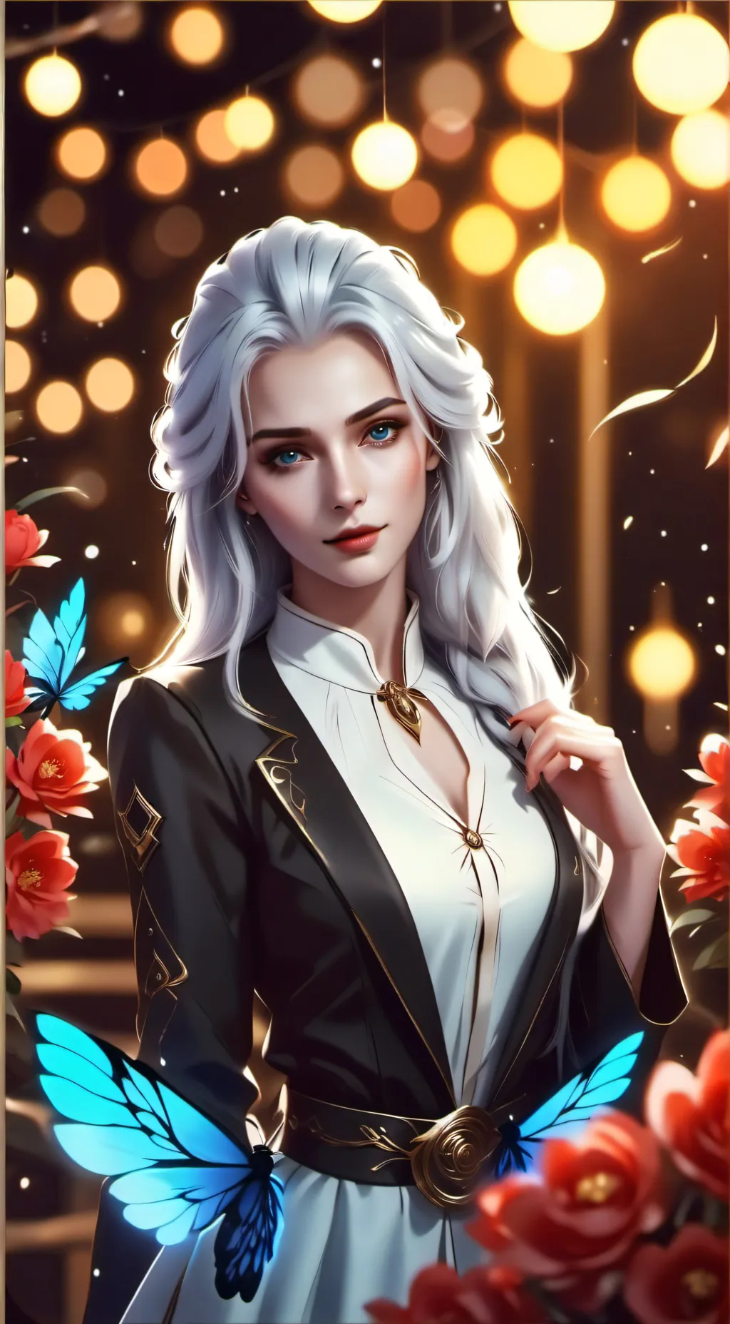 ai character: Мия  background