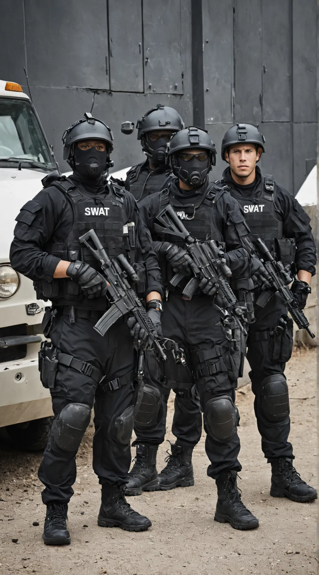 ai character: under cover police background