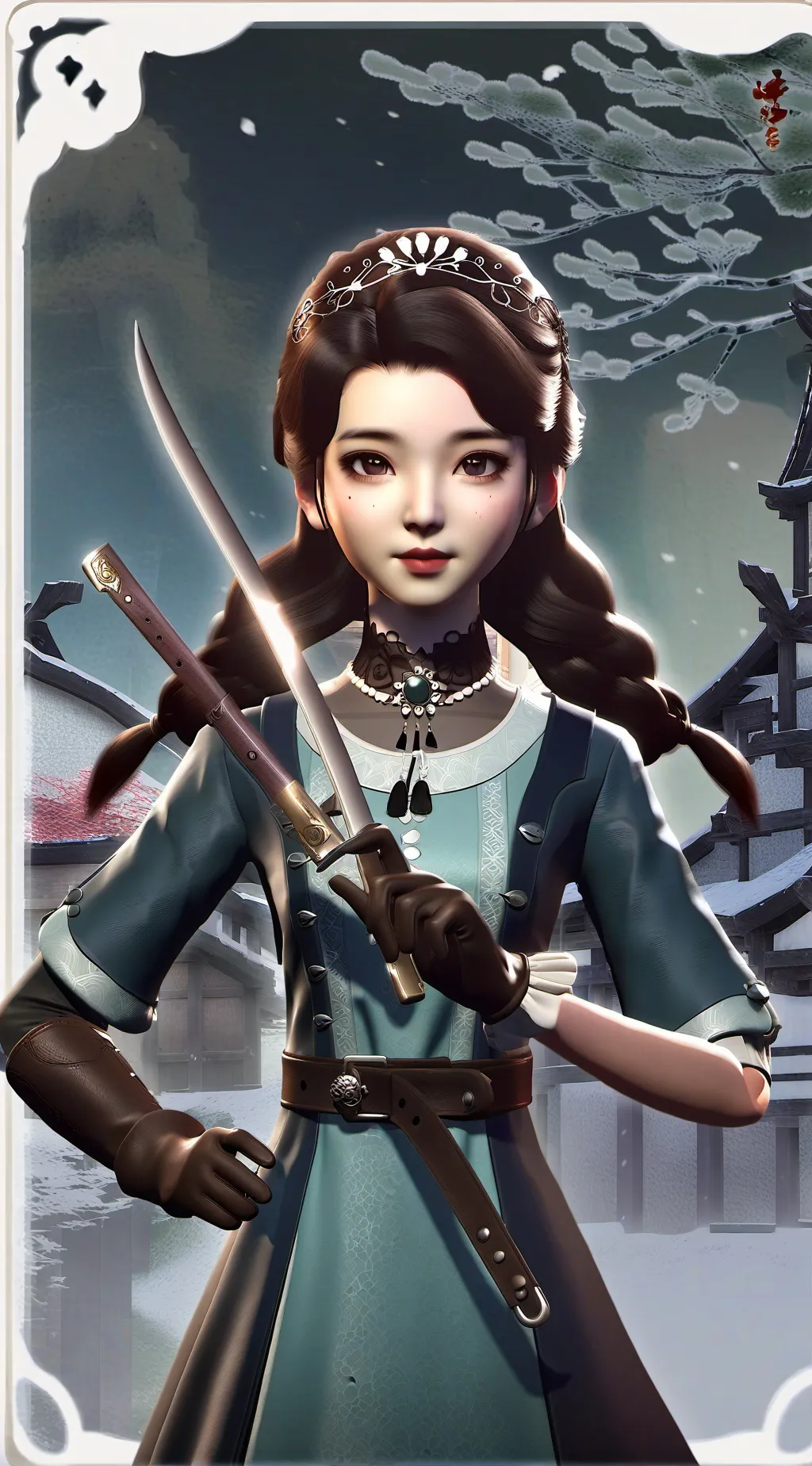 ai character: hallo background