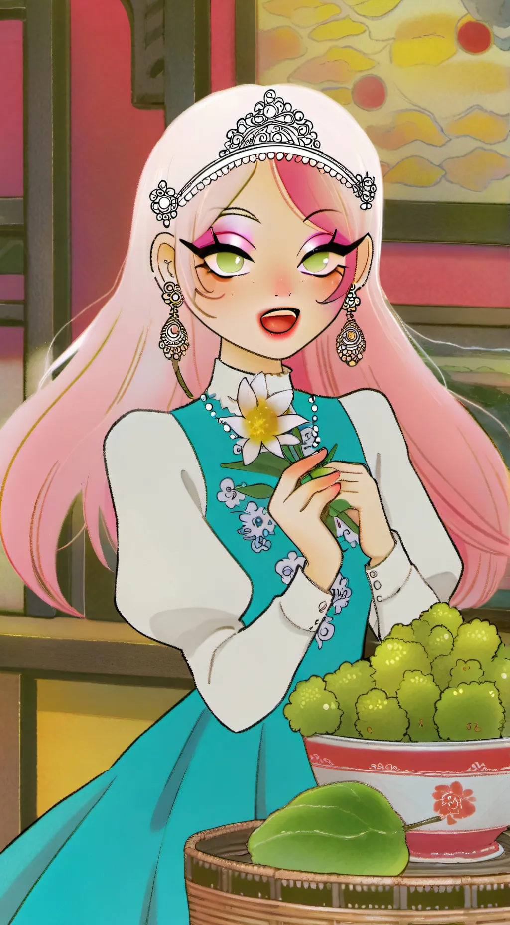 ai character: 💅👁👄👁hubba bubba👁👄👁 background