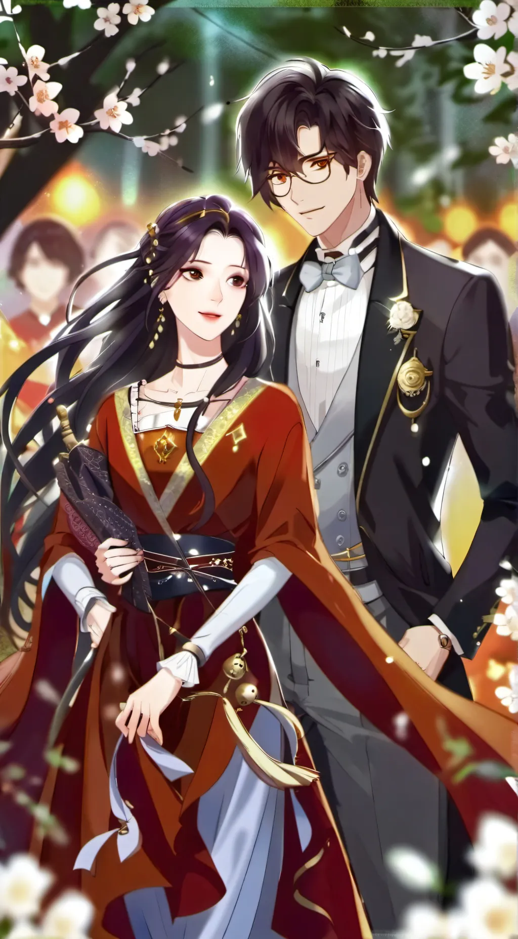 ai character: girl school  background