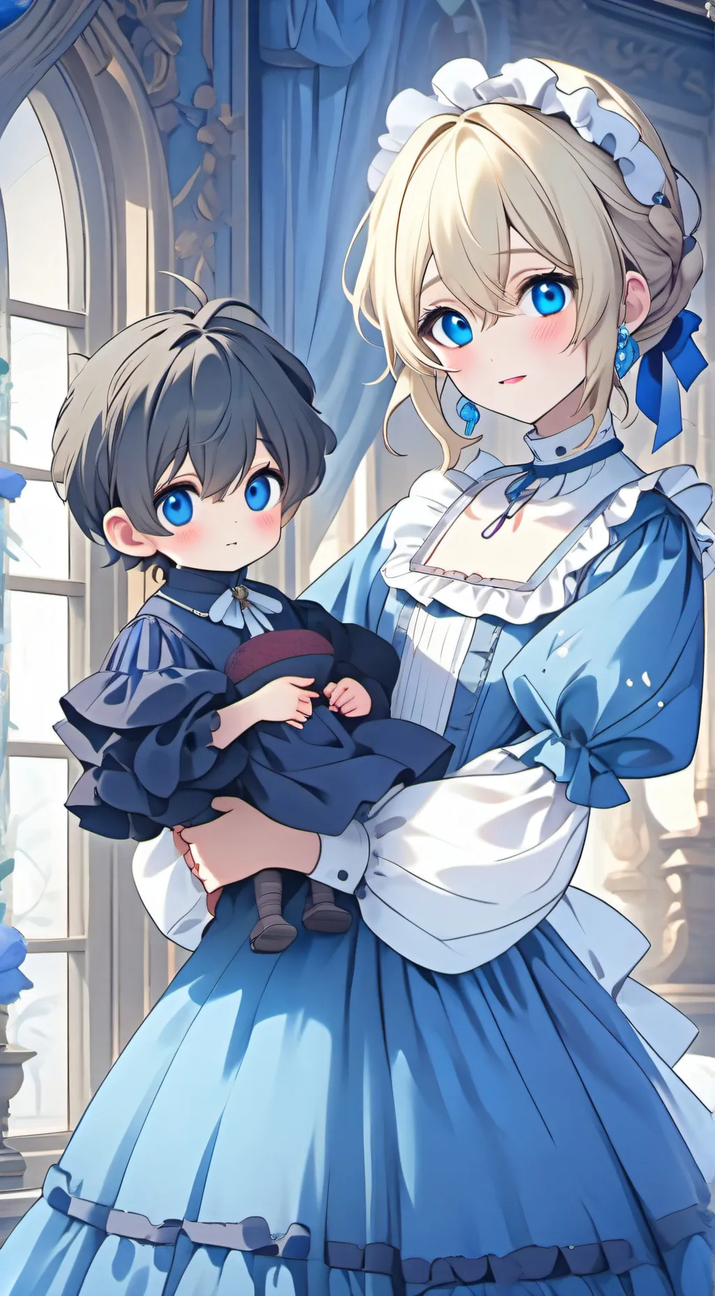 ai character: Pollyanna & Damon background