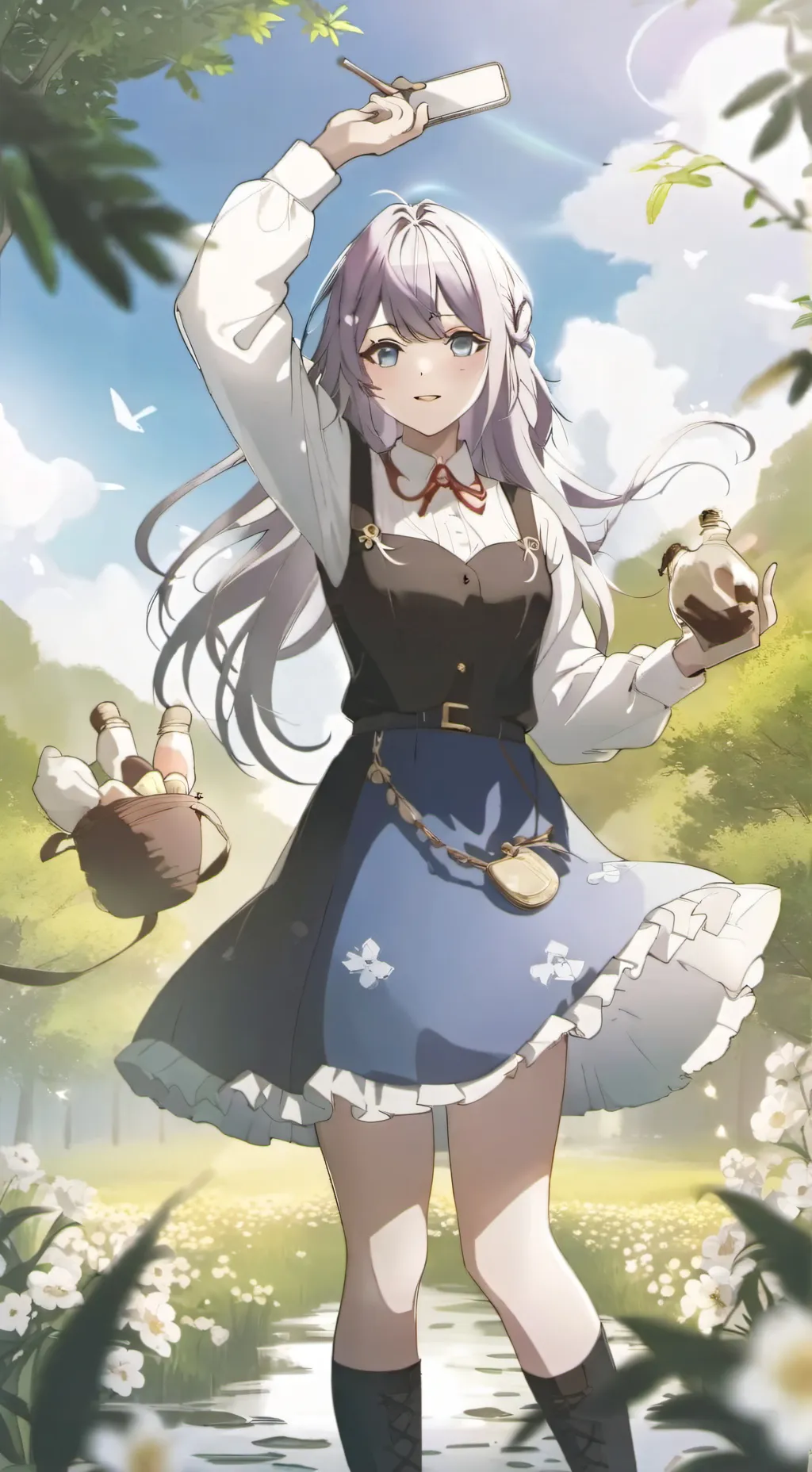 ai character: youtuber background