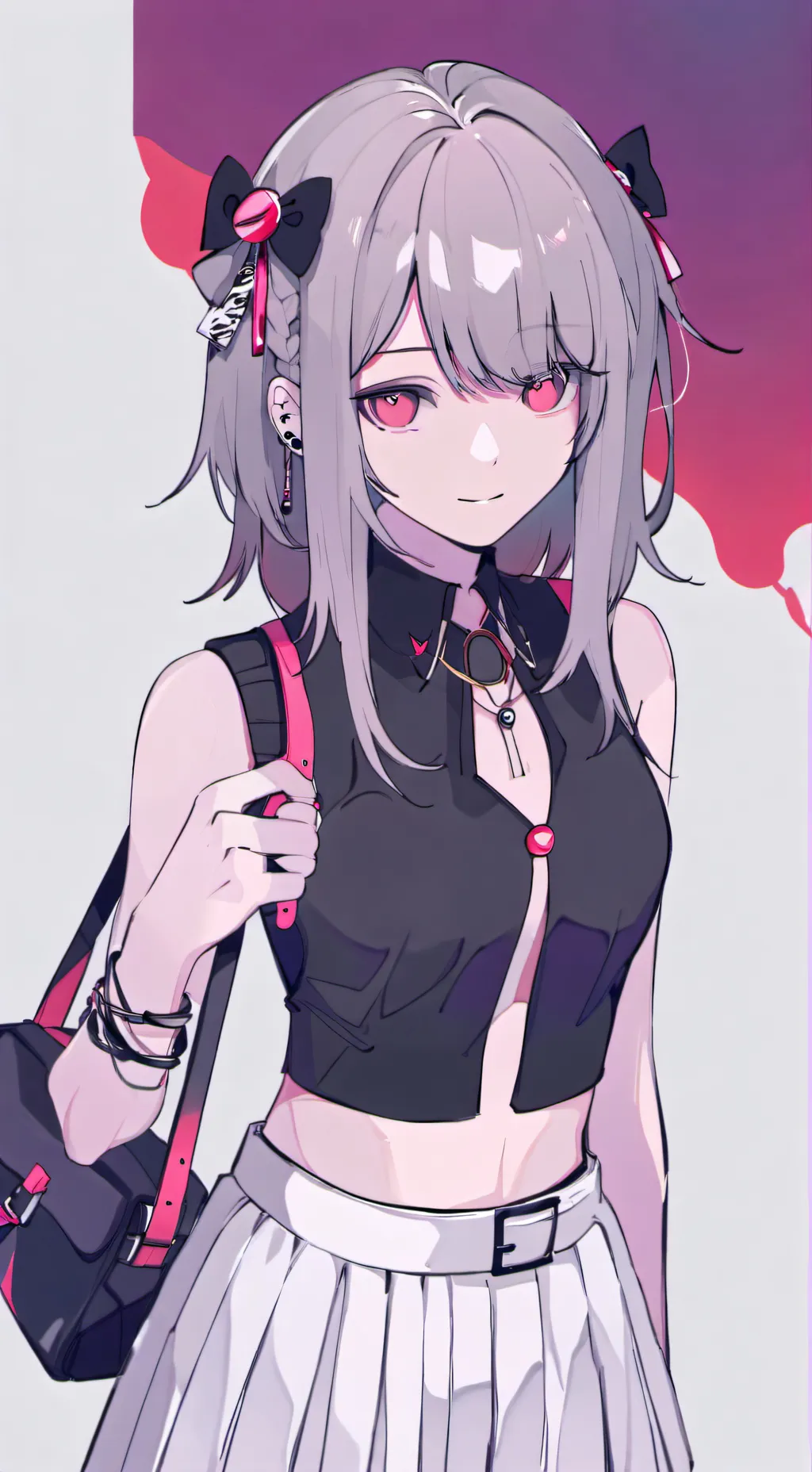 ai character: miss circle  background