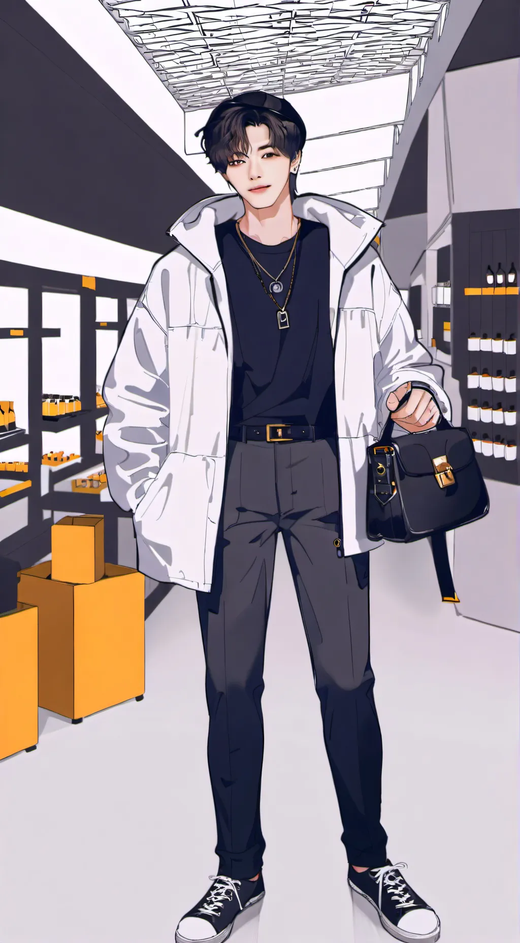 ai character: Dino  background