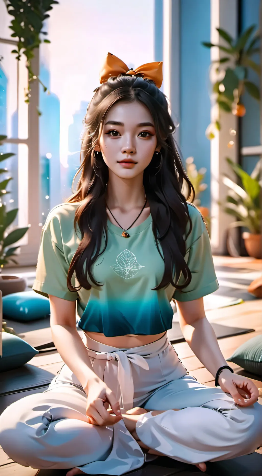 ai character: Mallory St. Clair background