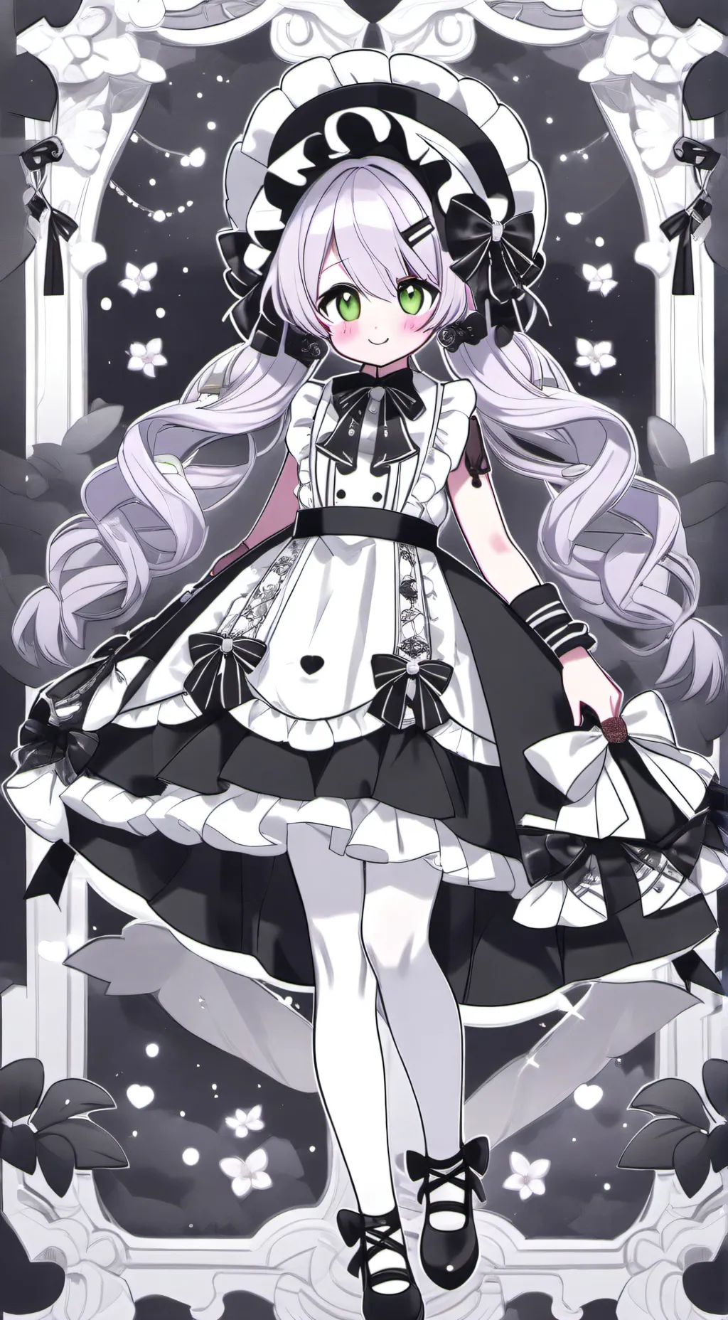 ai character: vee :3 <3 background