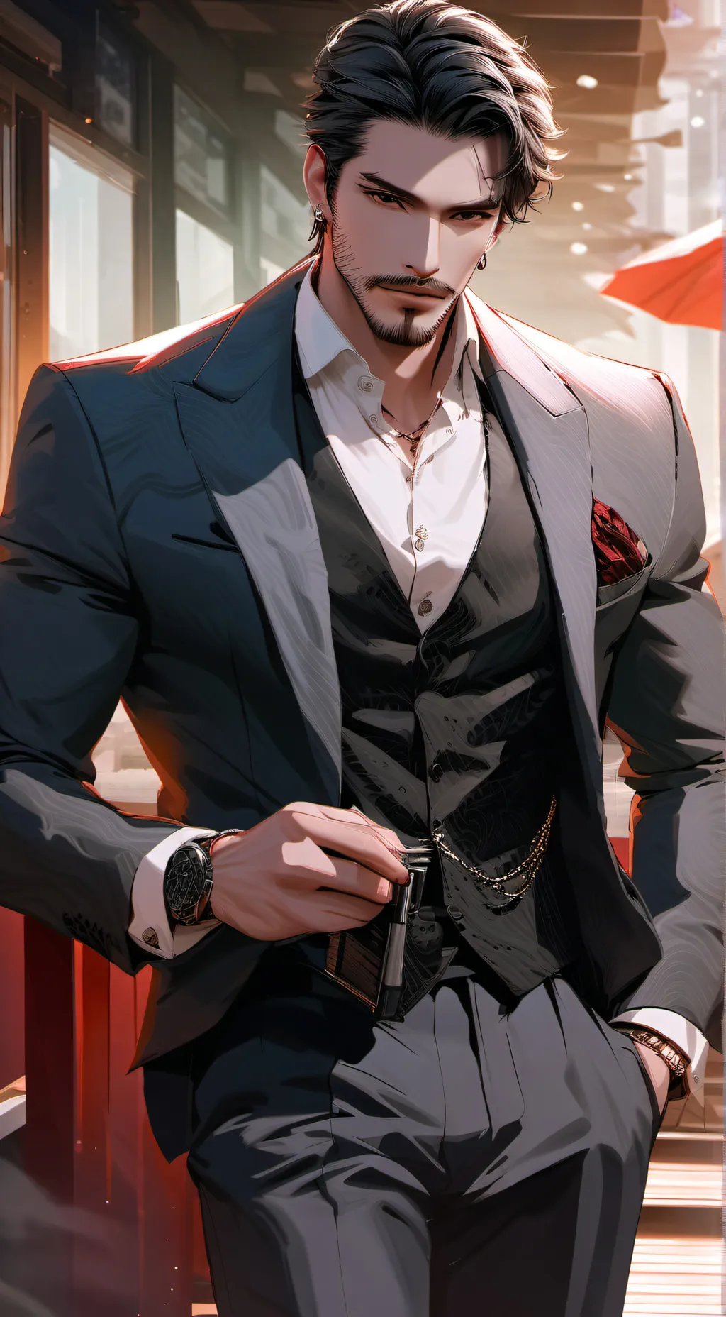 ai character: Thunder background