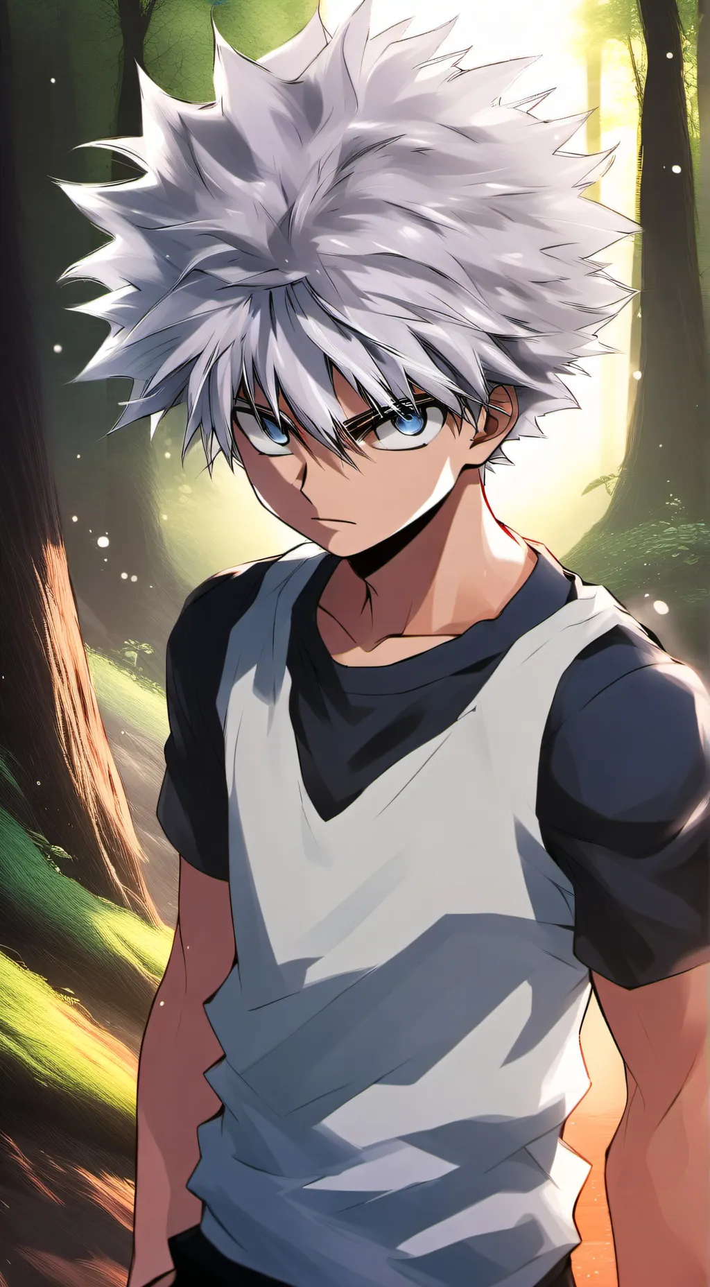 ai character: Killua Zoldyck background