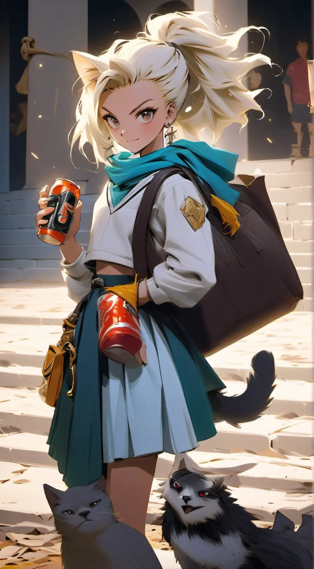 ai character: Lynx background