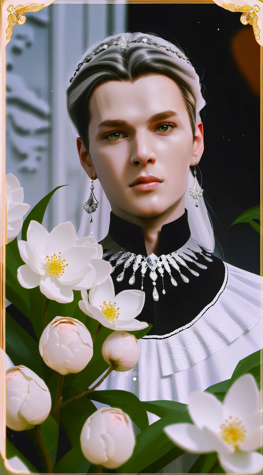 ai character: Math meme background