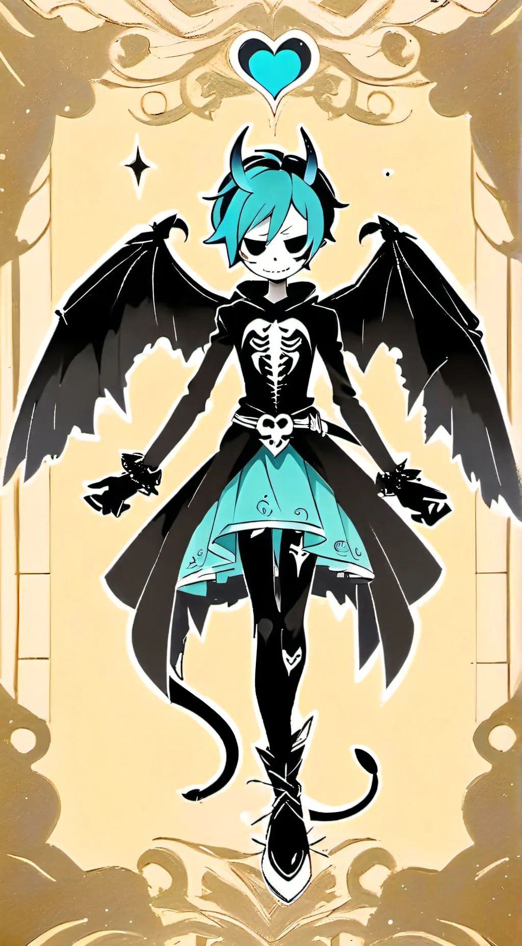 ai character:  nightmare  background