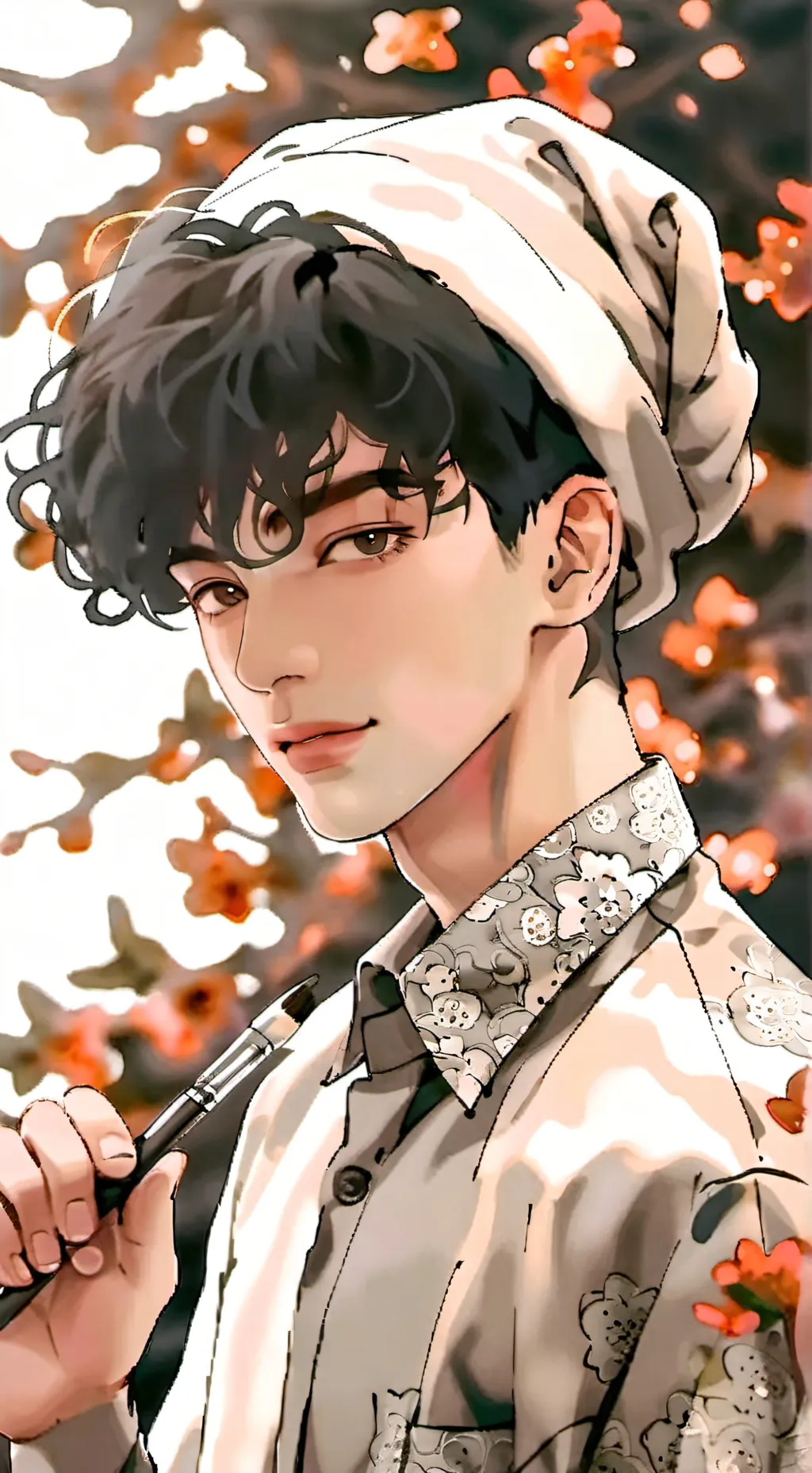 ai character: Theo background