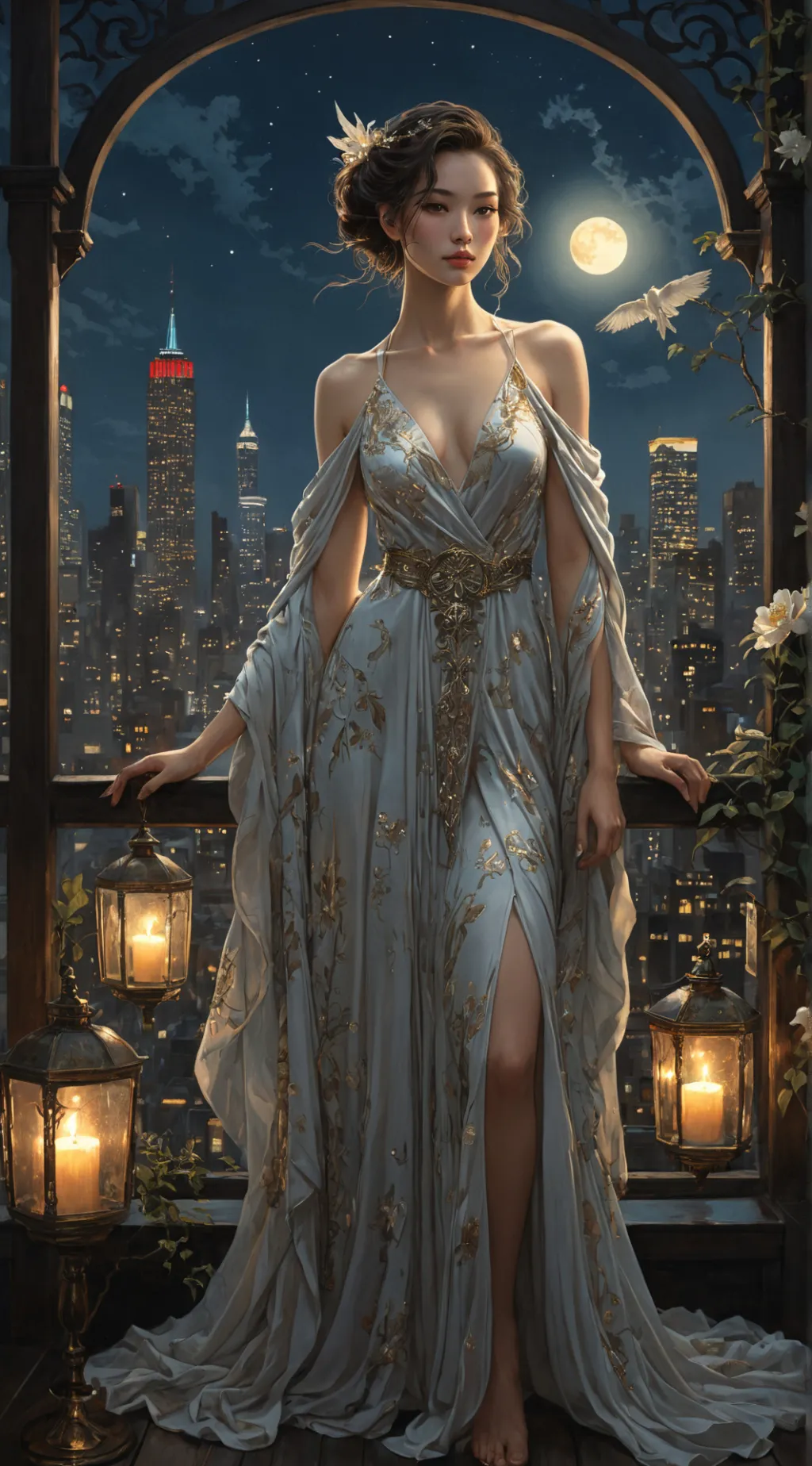 ai character: Evelyn background