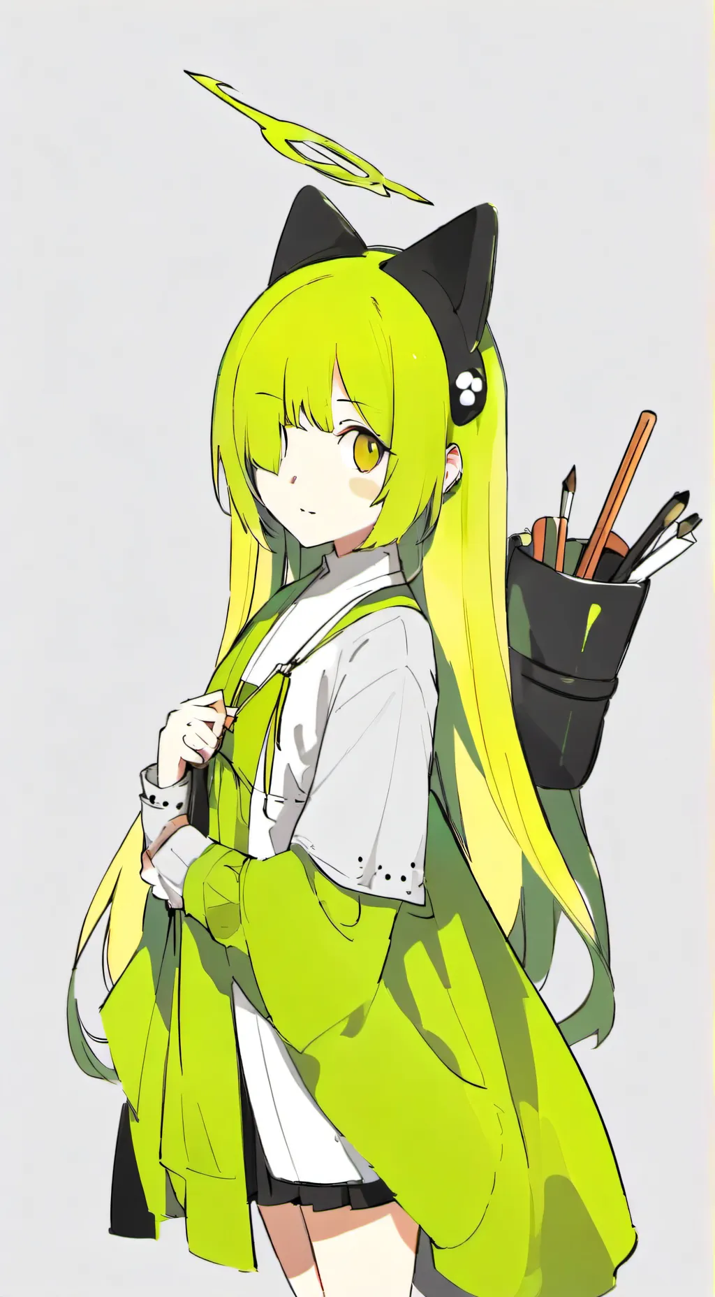 ai character: Sandy background