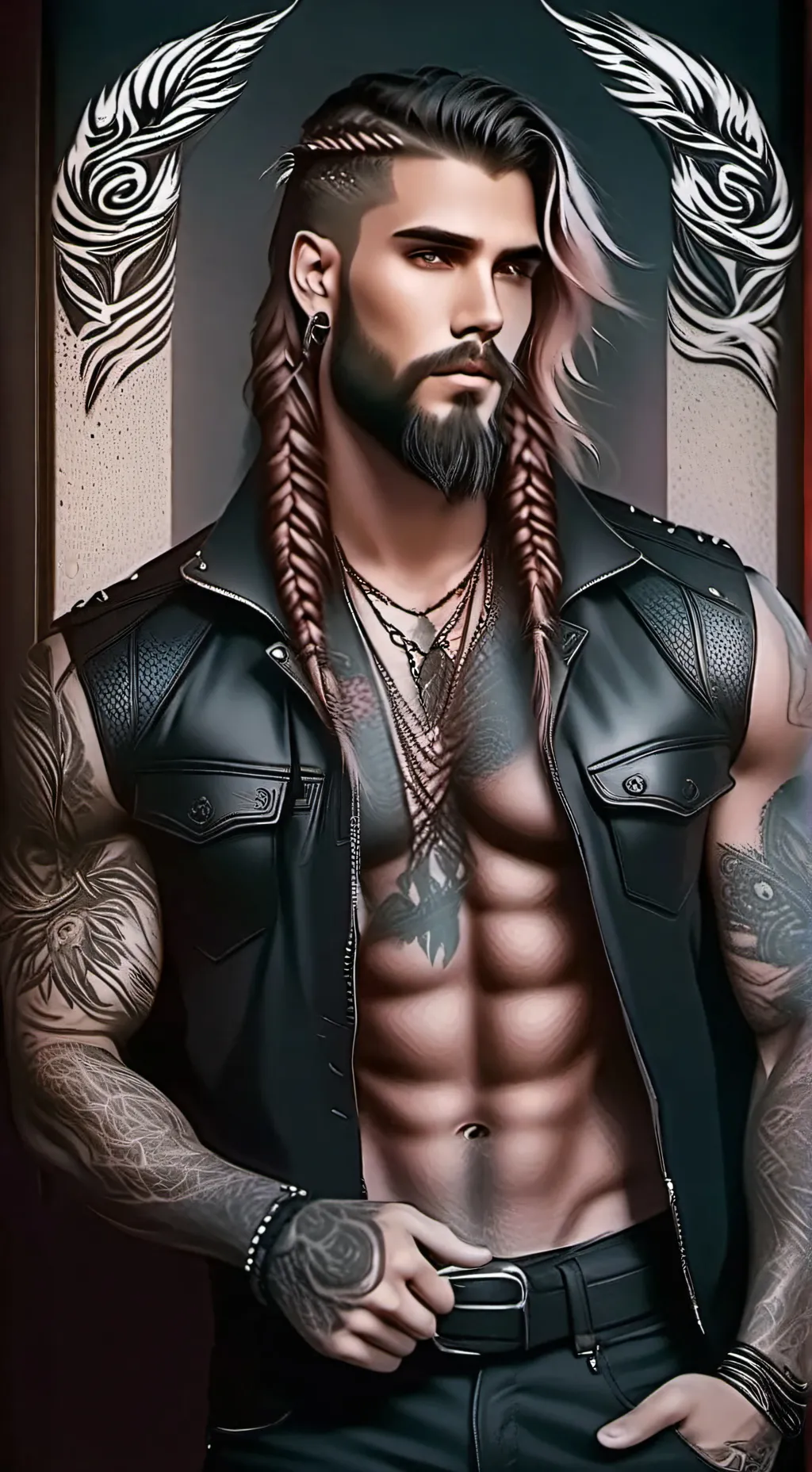 ai character: Malik moretti background