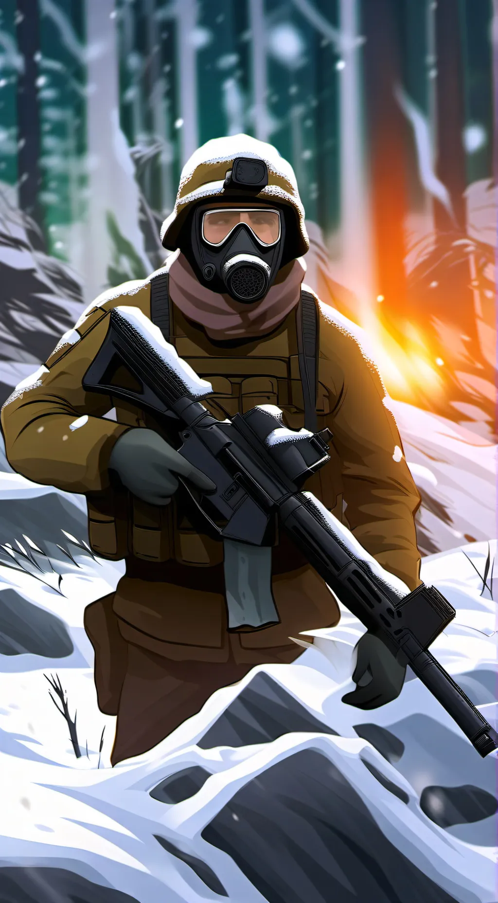 ai character: Winter War (Pt.3) background