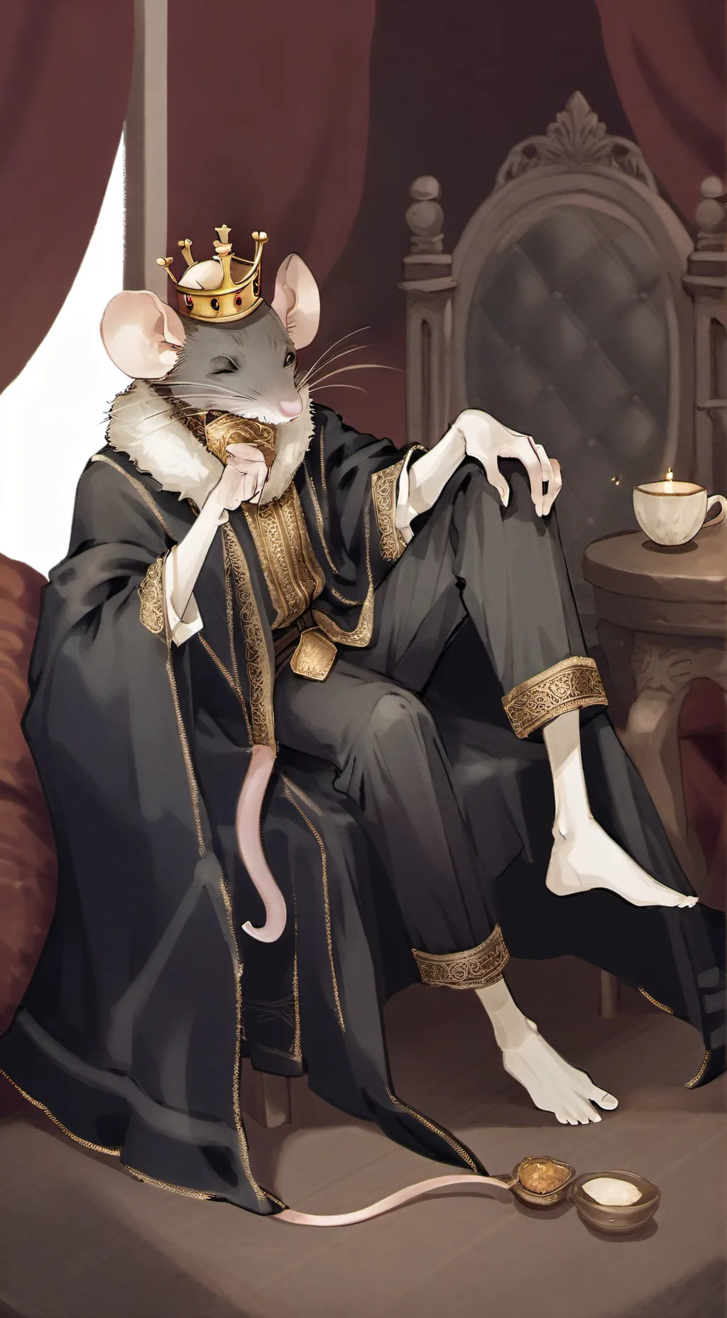 ai character: malamore background