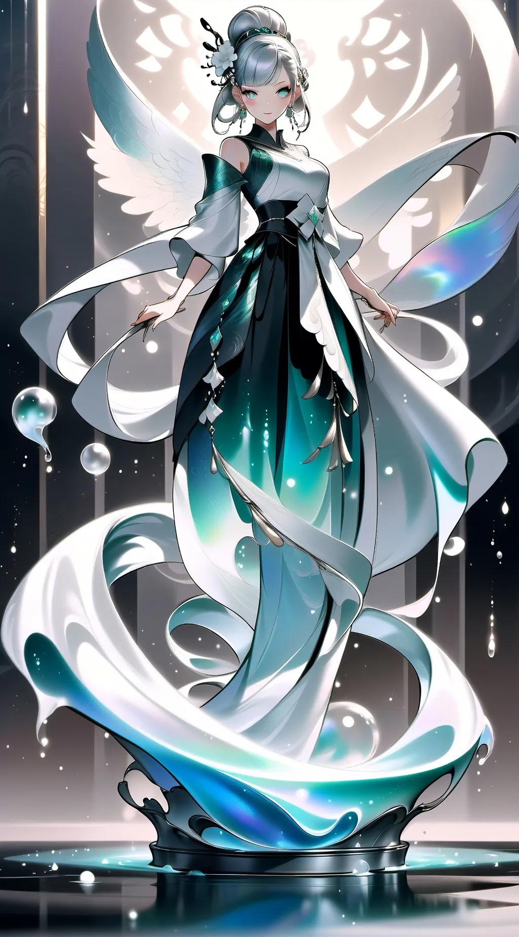 ai character: susuke y shinobu  background