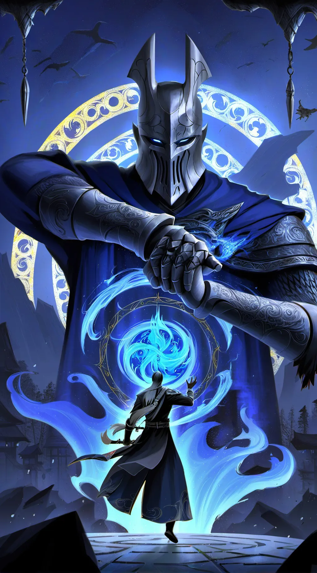 ai character: solv this background