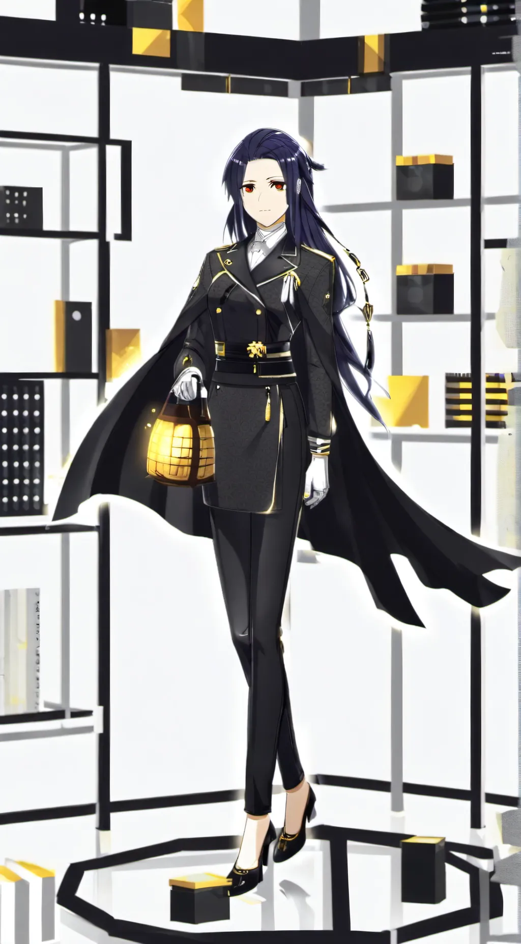 ai character: gamma Shadowgarden background
