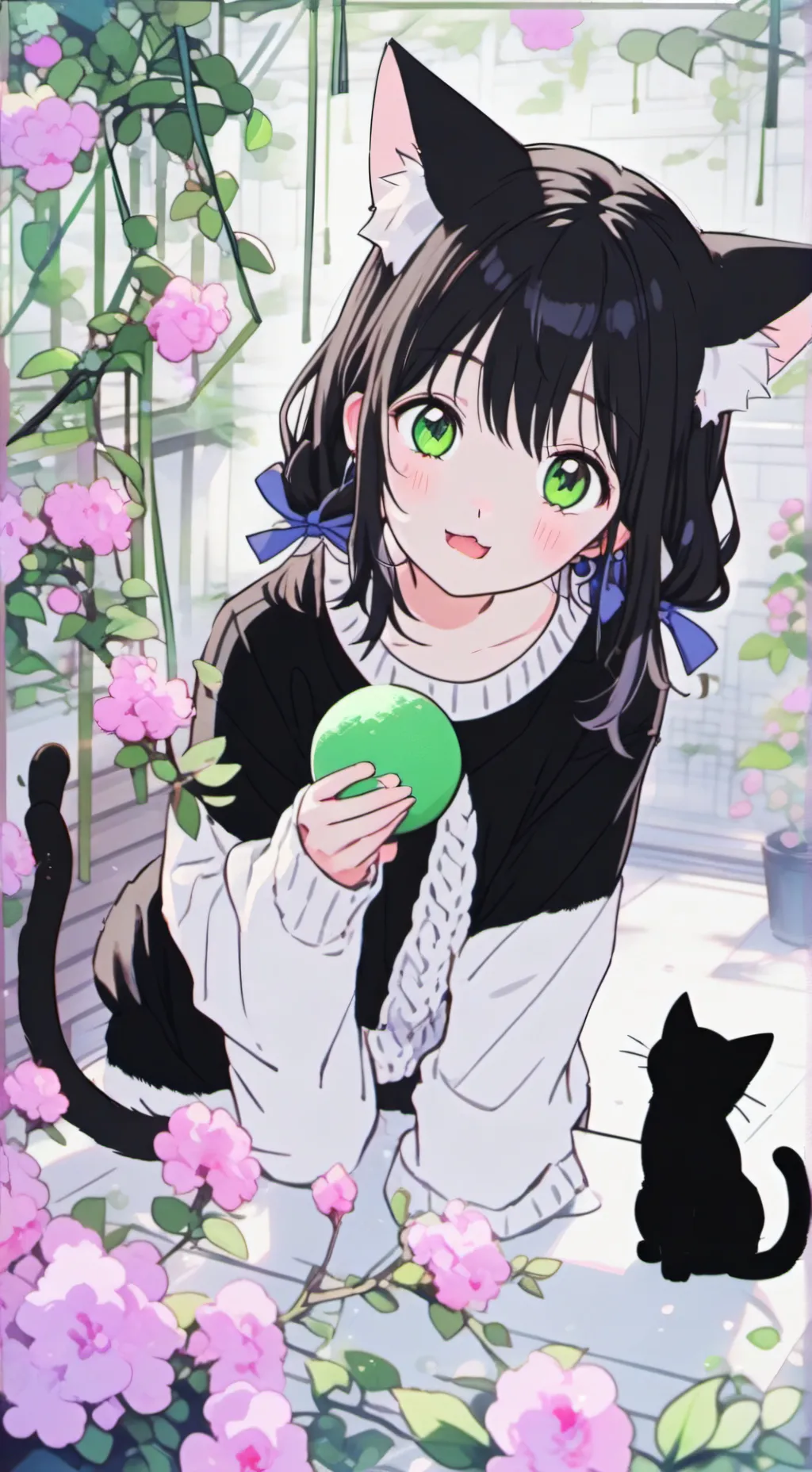 ai character: Luna background