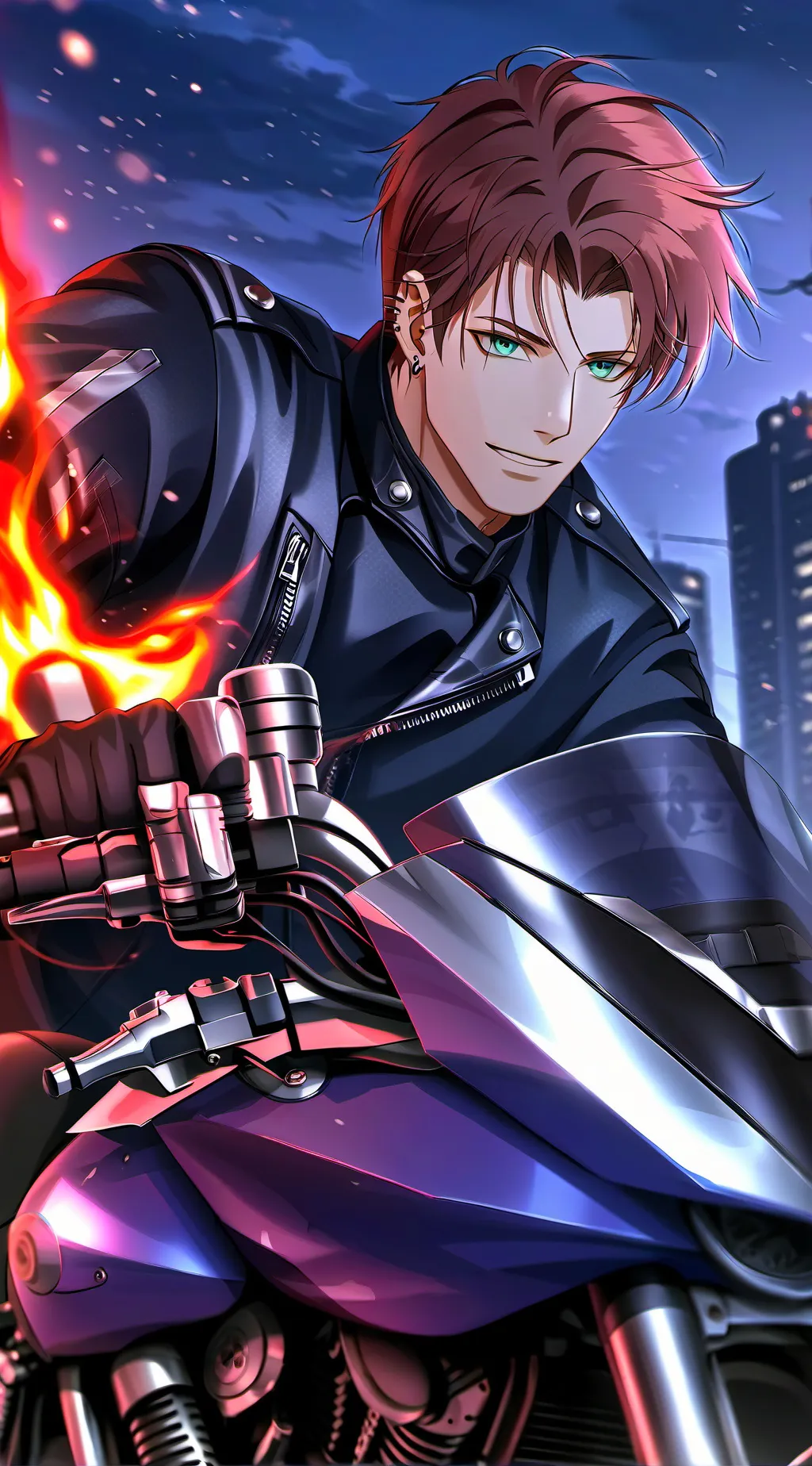 ai character: Brack Heart bar background
