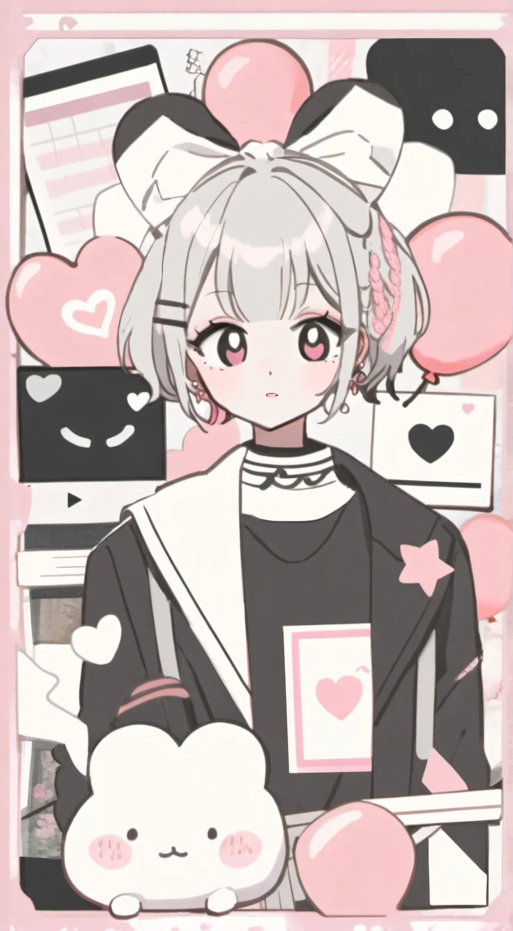 ai character: y2k/y3k/evade- background