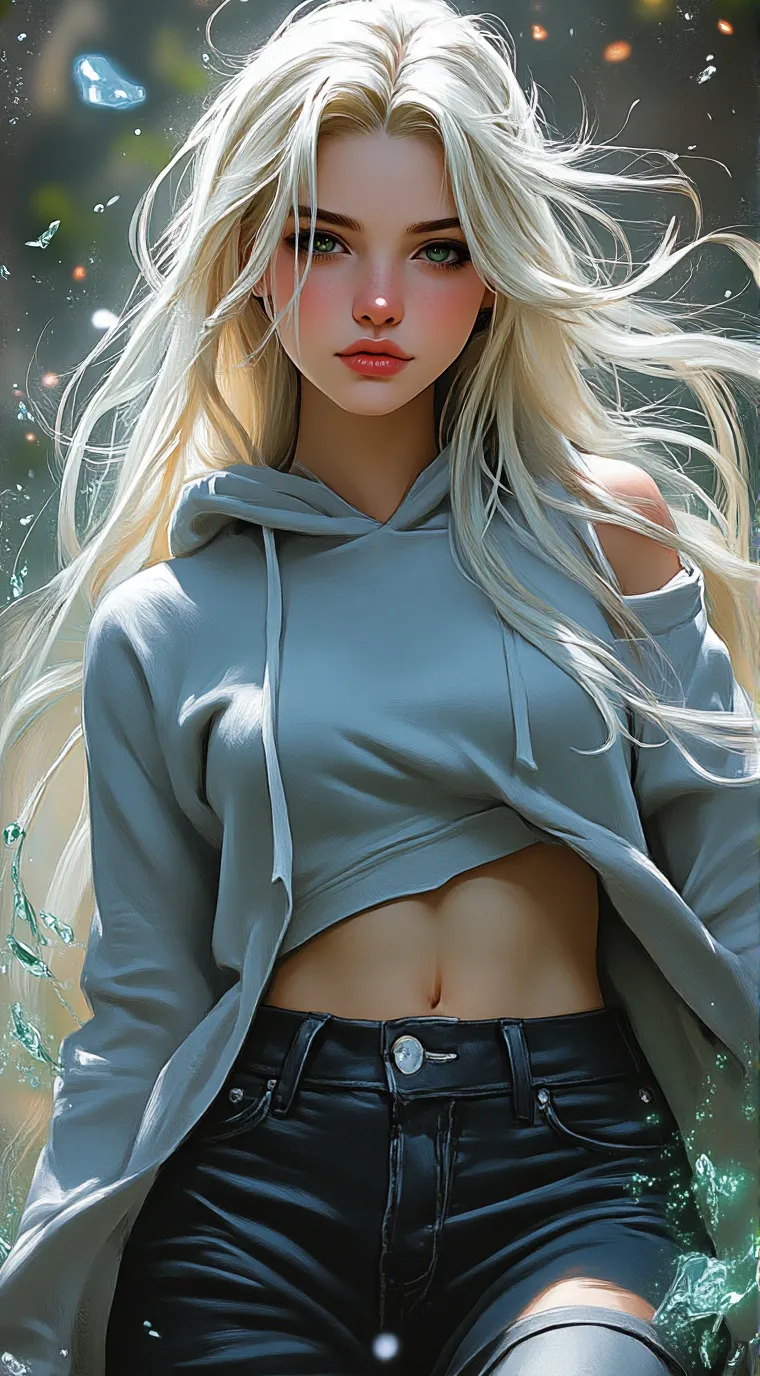 ai character: Elara Mae Bloom background