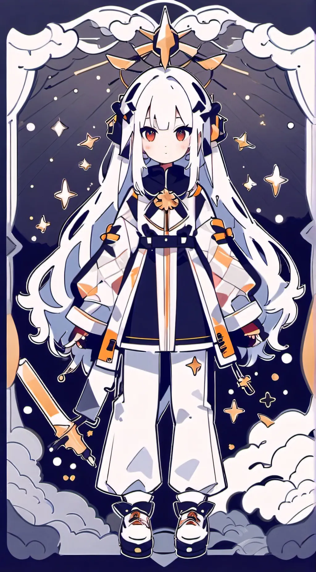 ai character: Dw but astro is pr background