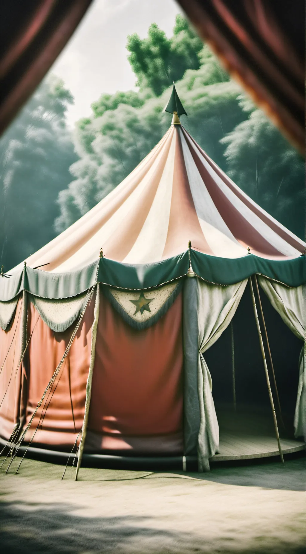 ai character: the creepy circus background