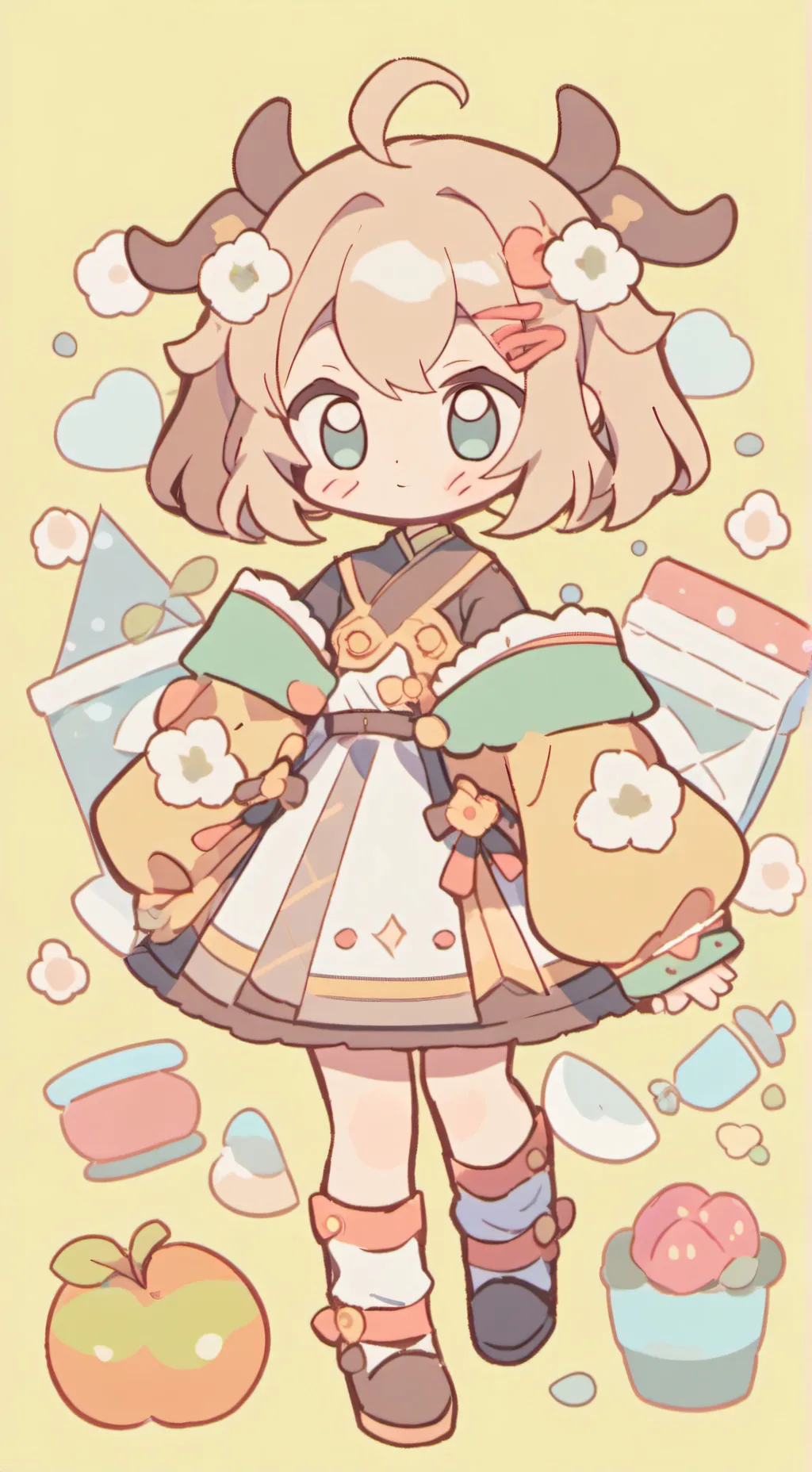 ai character: sol x mercurio background
