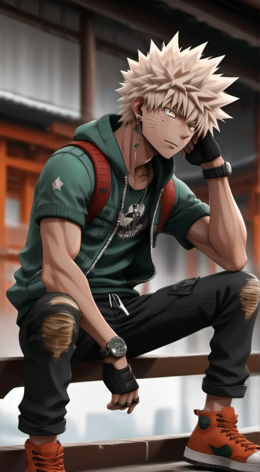 ai character: bakugo background