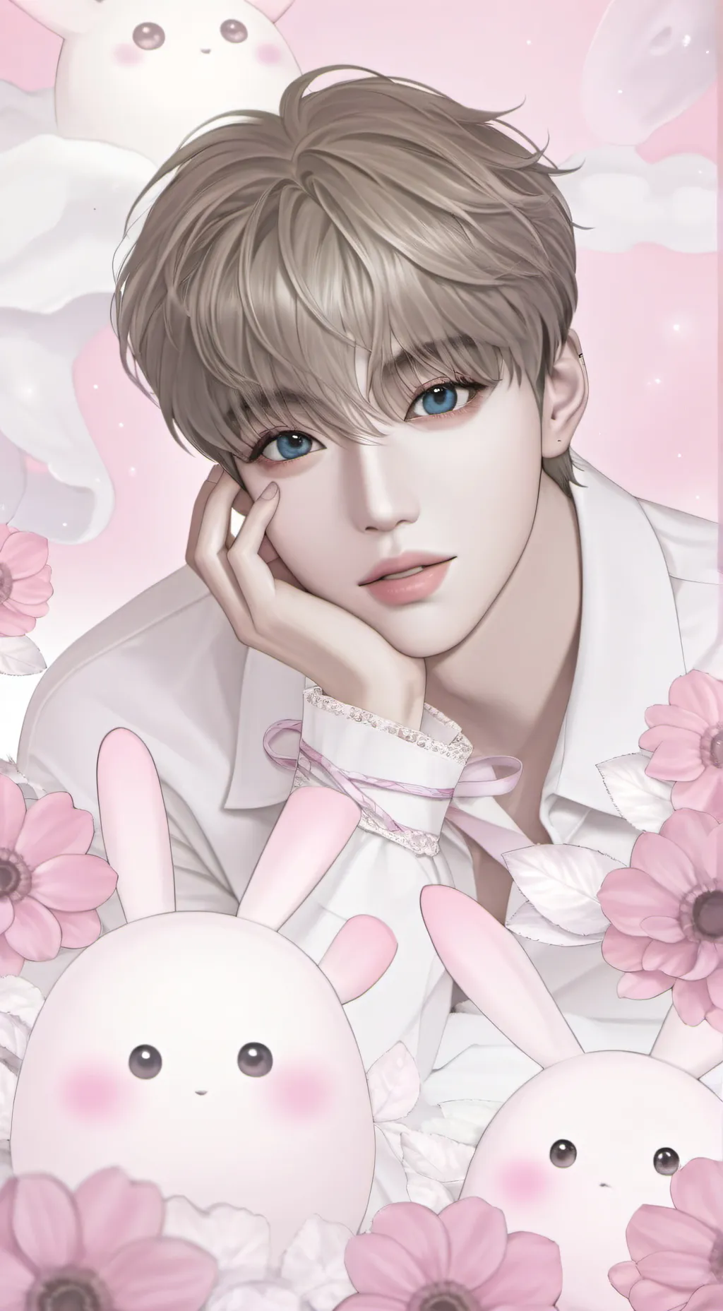 ai character: Sung Jin Woo 💫💥 background