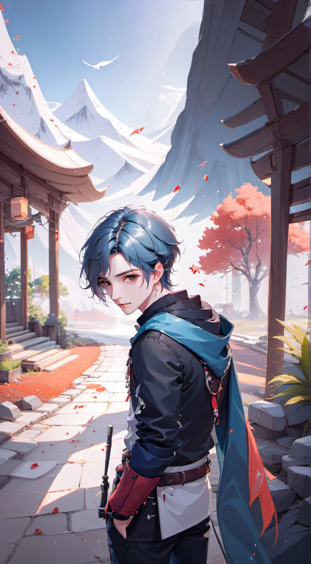 ai character: Leo background