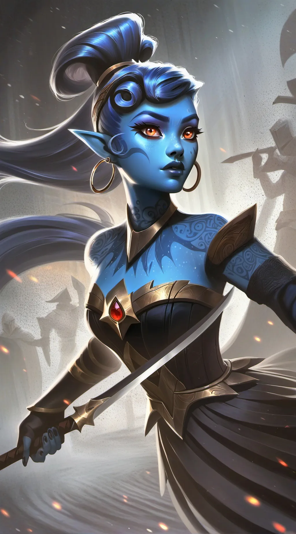 ai character: Cynthia background
