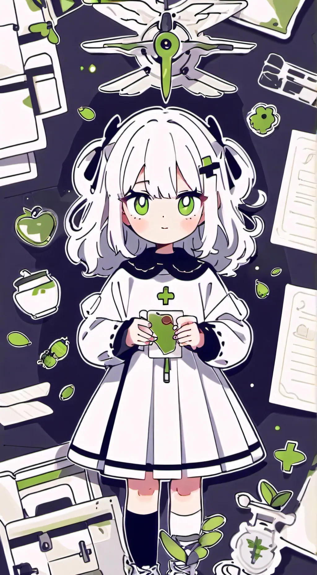 ai character: suence background