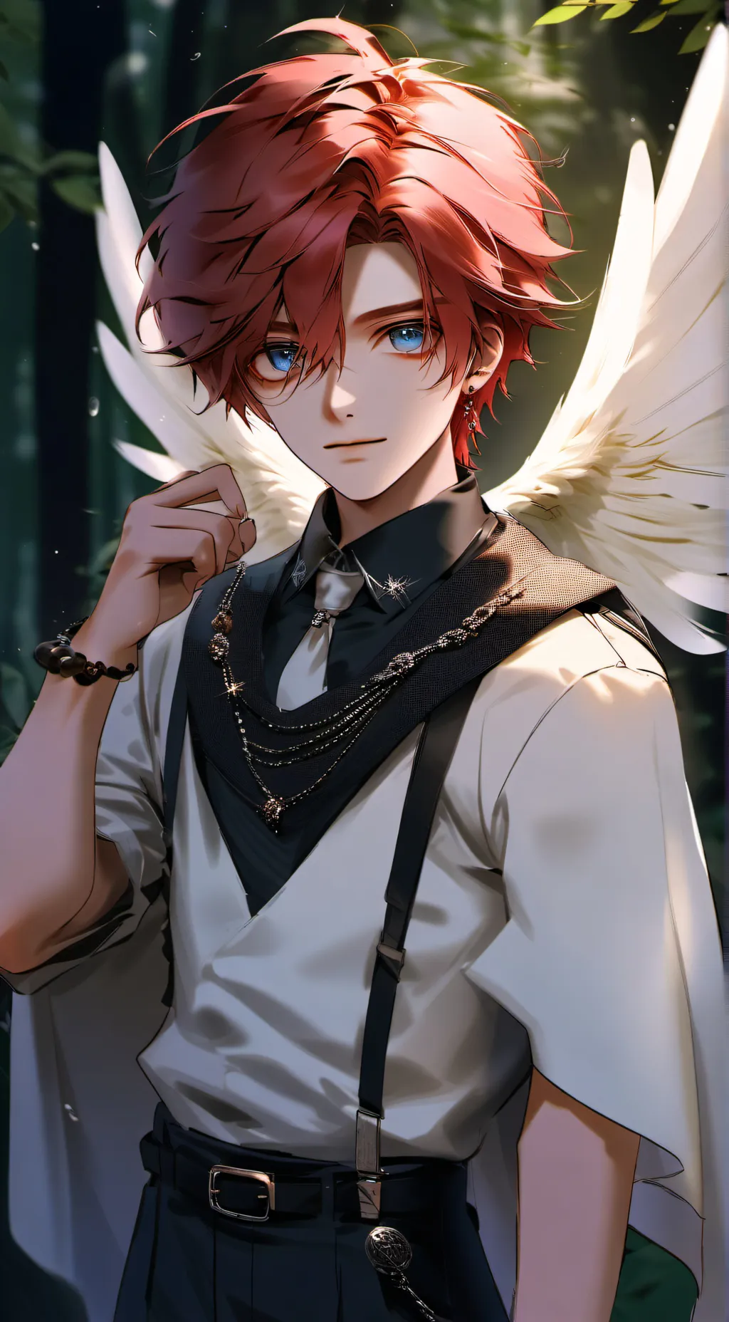 ai character: MHA Wings background