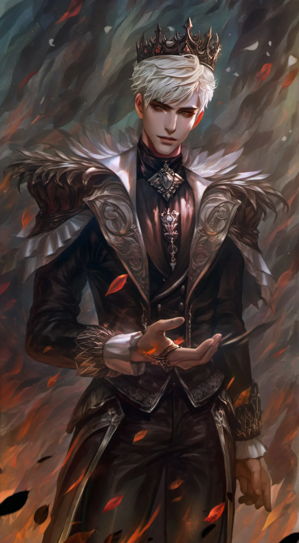 ai character: Lucifer  background