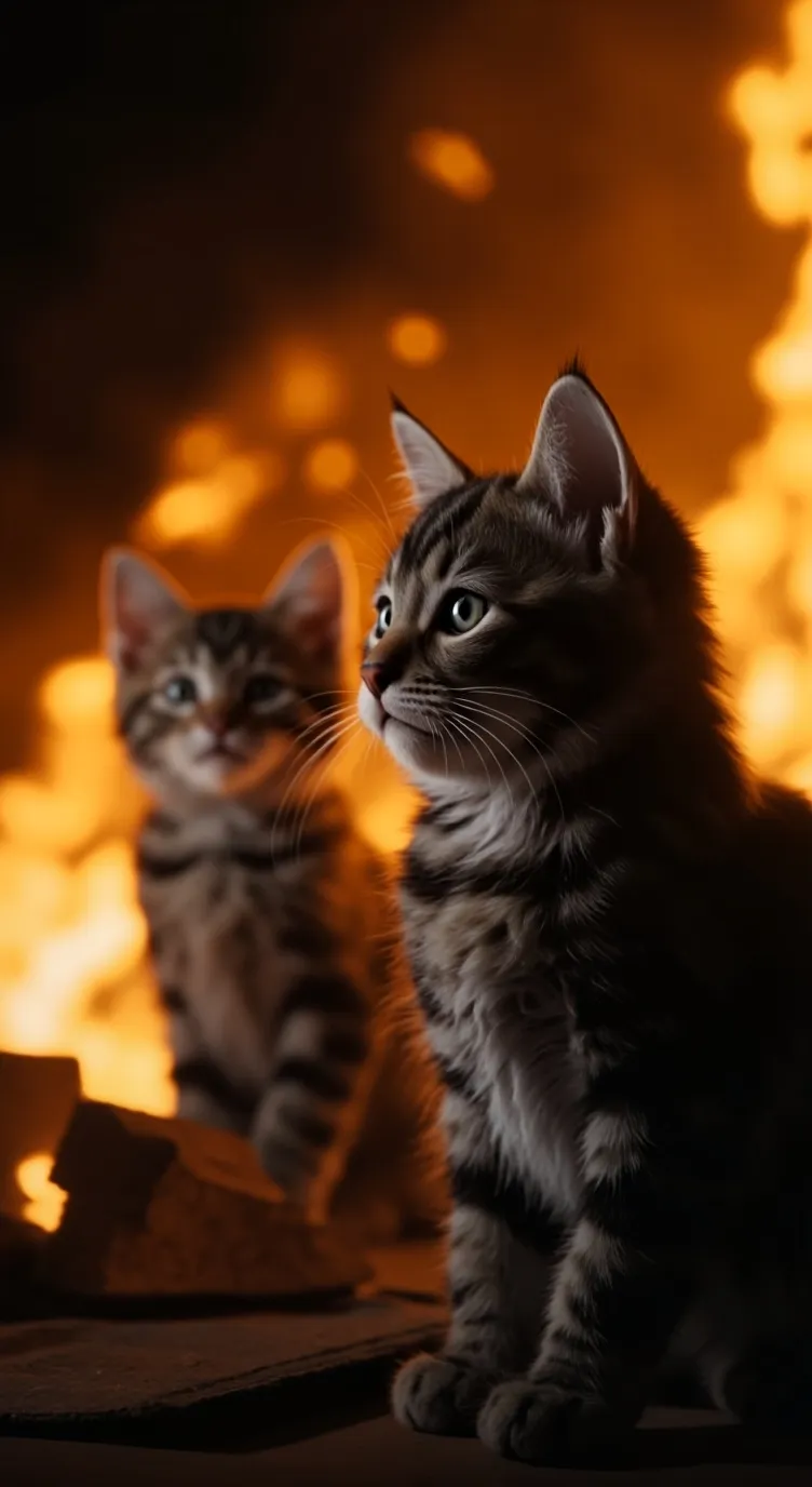 ai character: Kitties  background