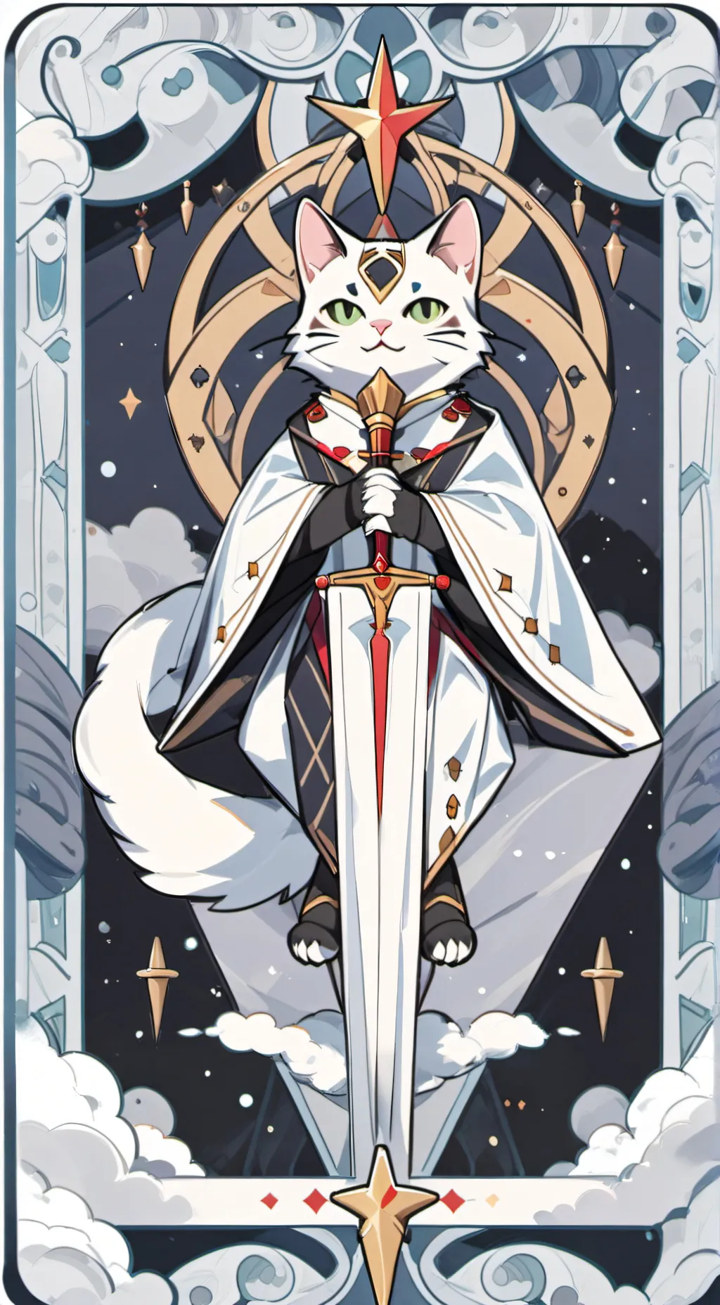 ai character: battle cat  background