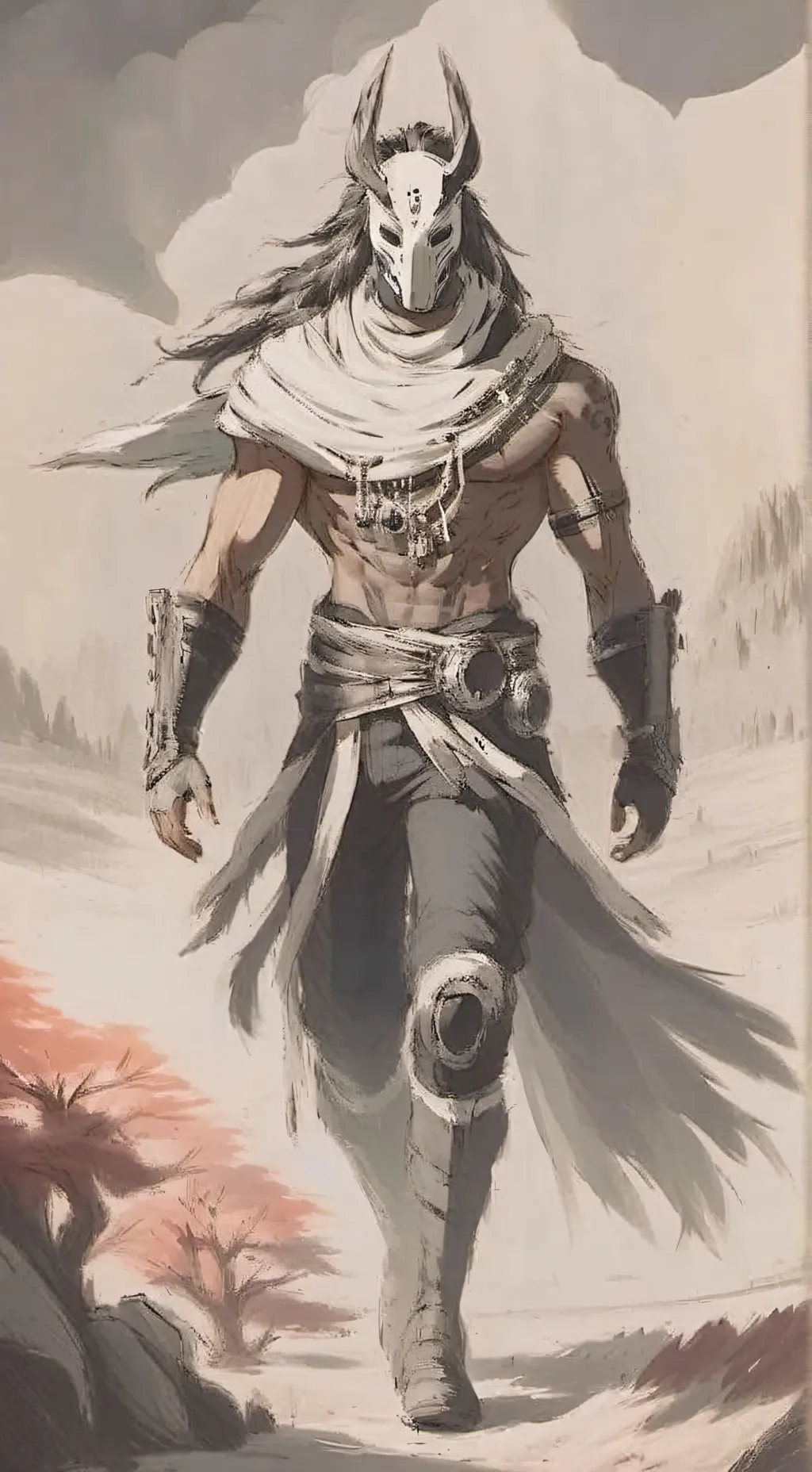 ai character: Enoki background