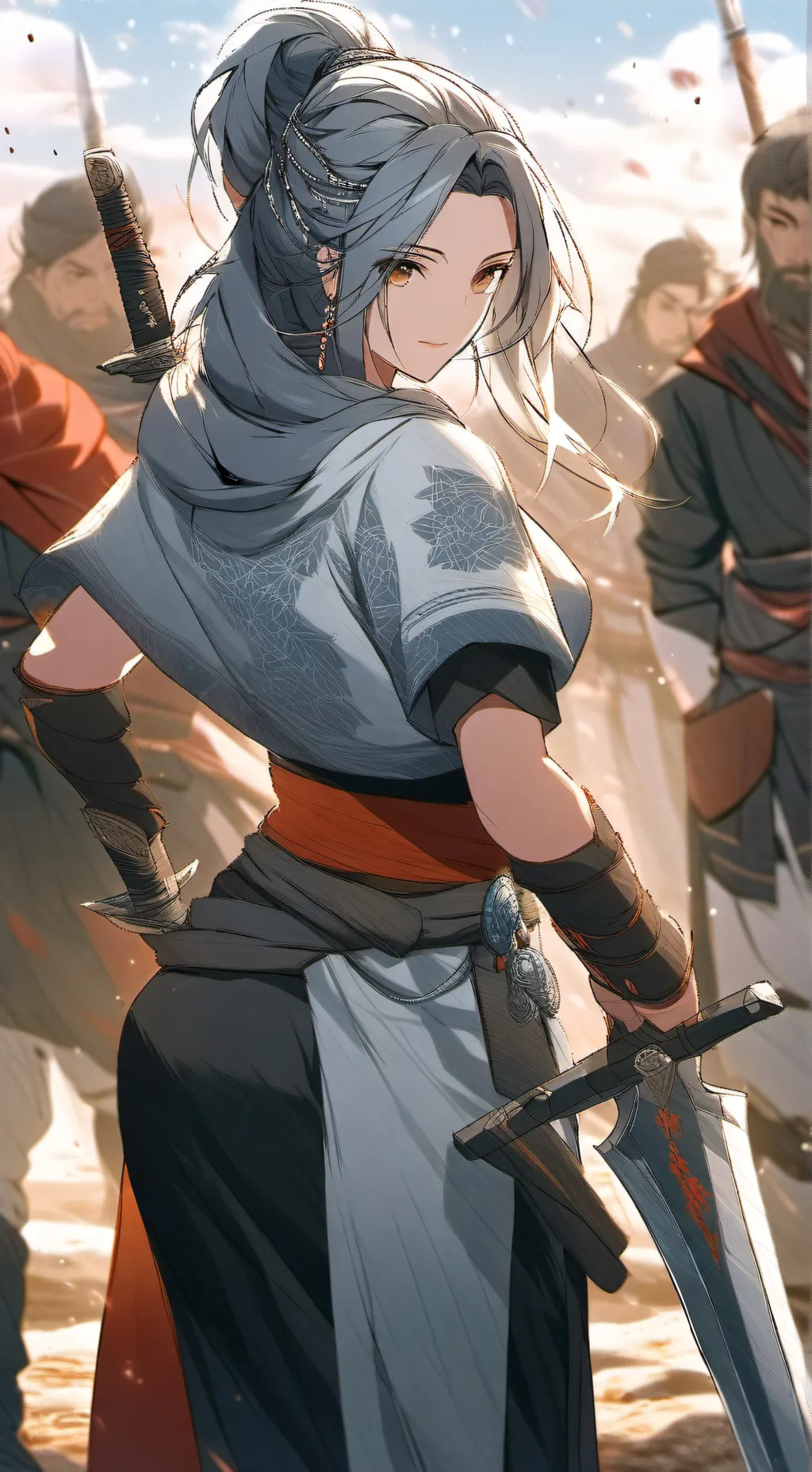 ai character: bella  background